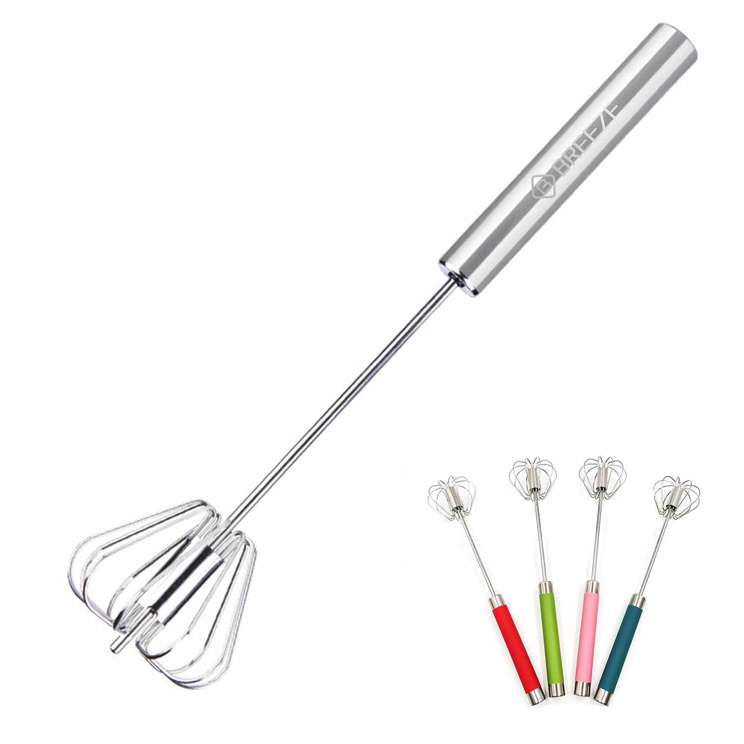 Stainless Whisk: Effortless Egg & Cream Mixer 7