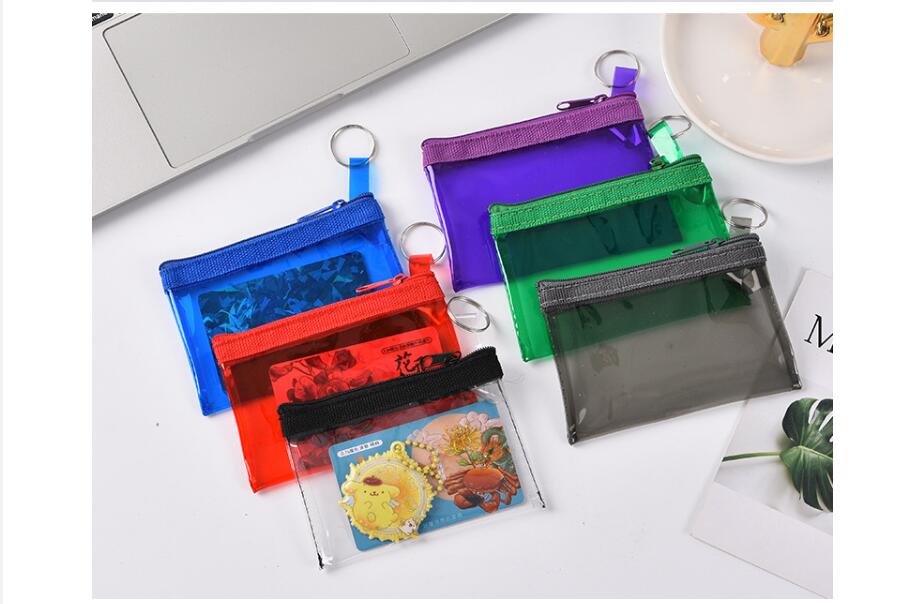 Translucent Zippered Coin Pouch 2