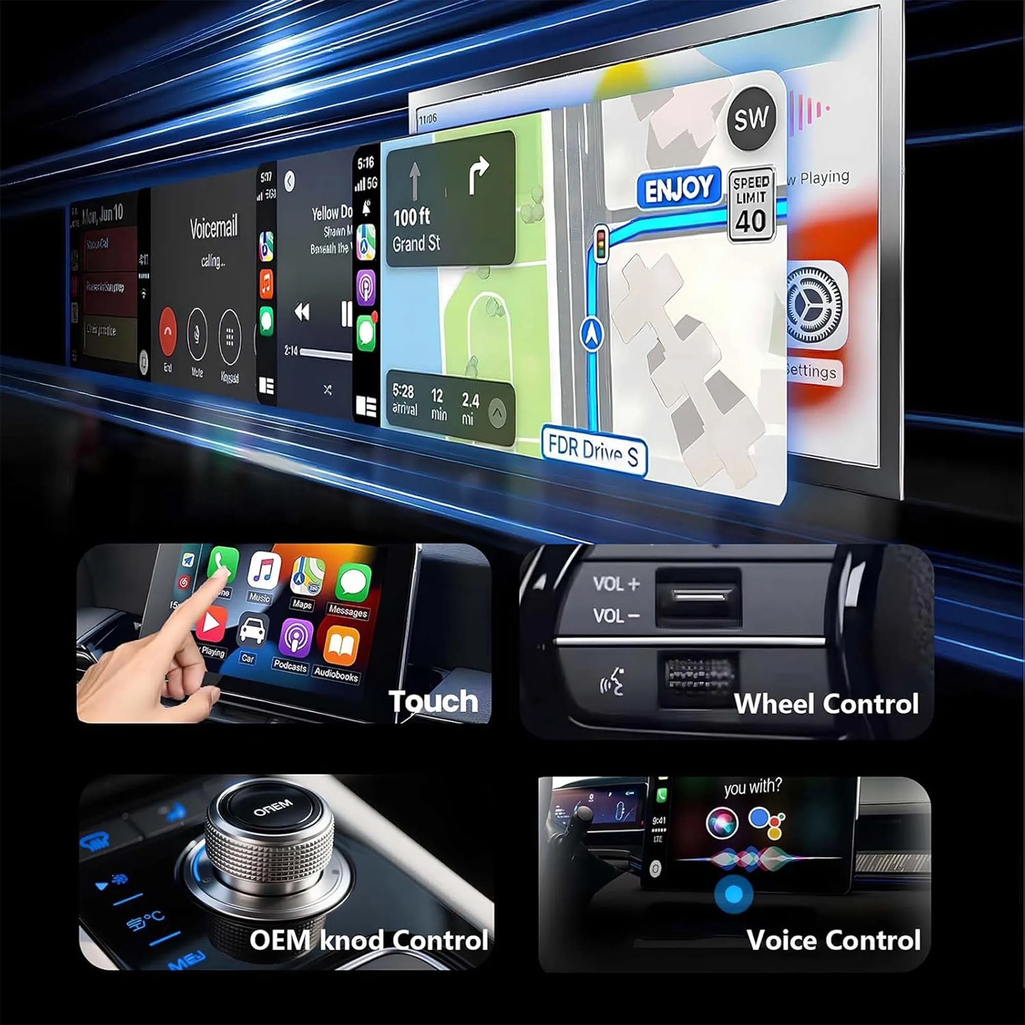 2 In 1 Wireless CarPlay And Android Auto Adapter 8