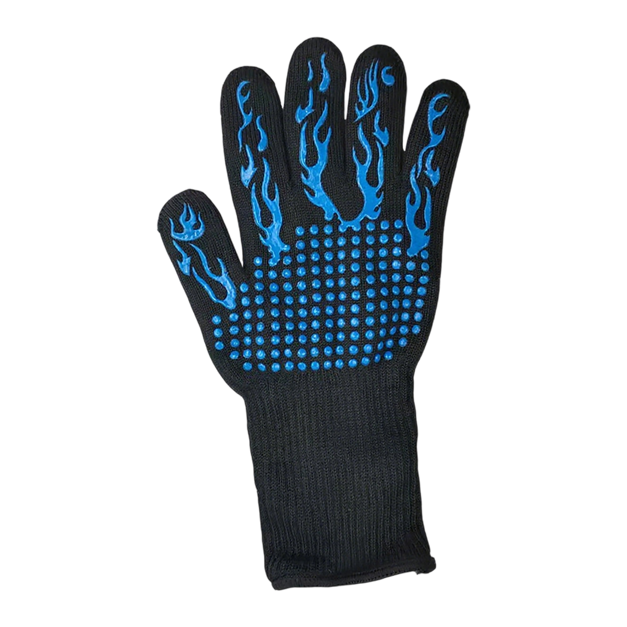 Heat Resistant Silicone Grip Cooking Glove 12.63" x 6.88" 4