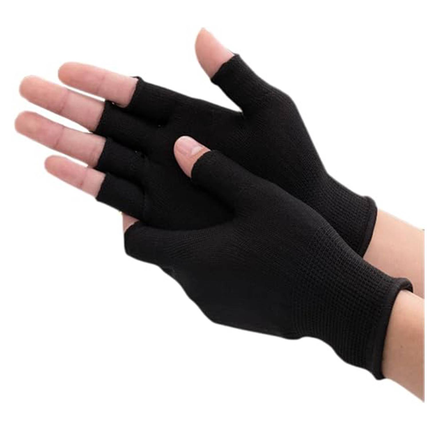 Half Finger Knitted Winter Gloves 2