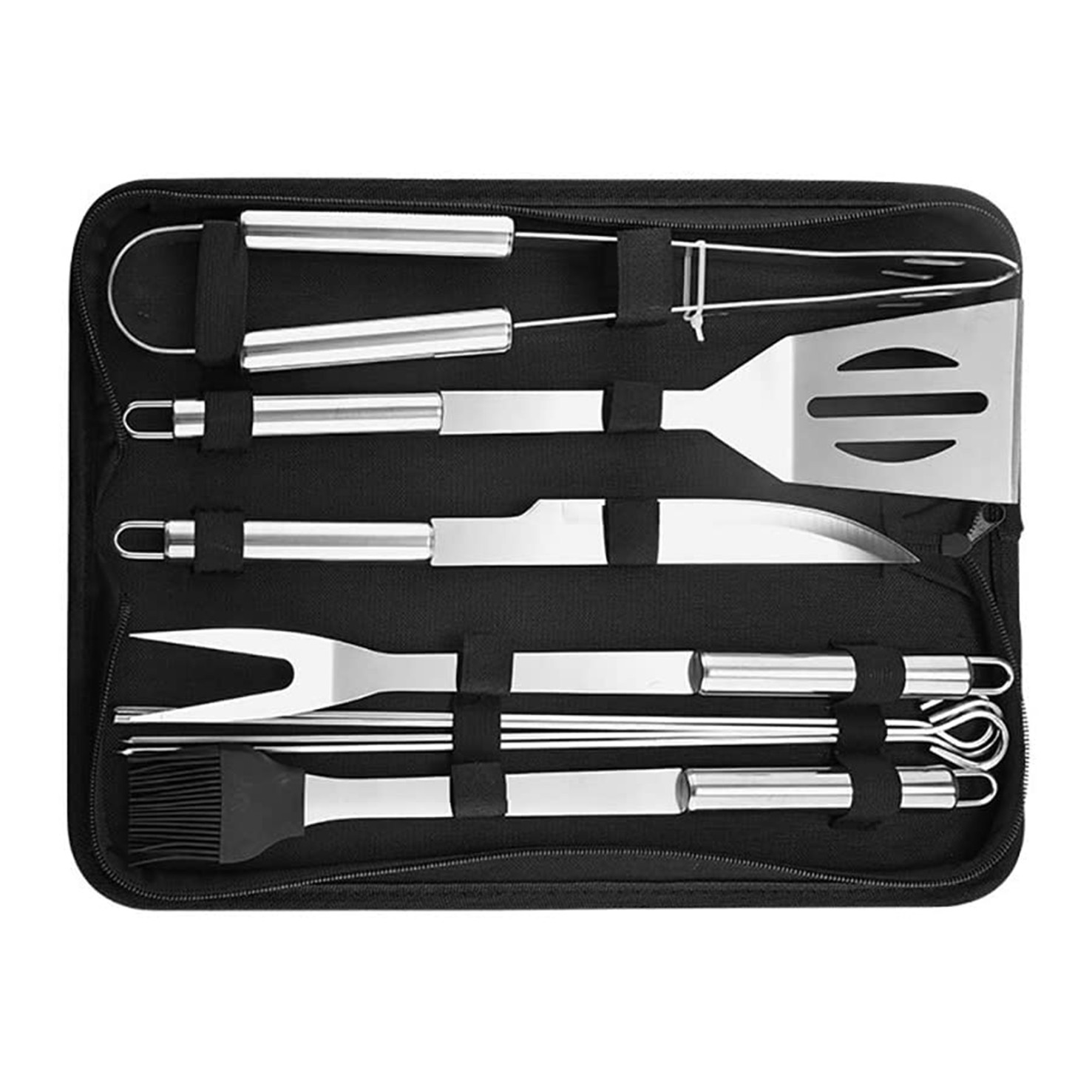 10Pcs Stainless Steel Grill Utensils Set 3