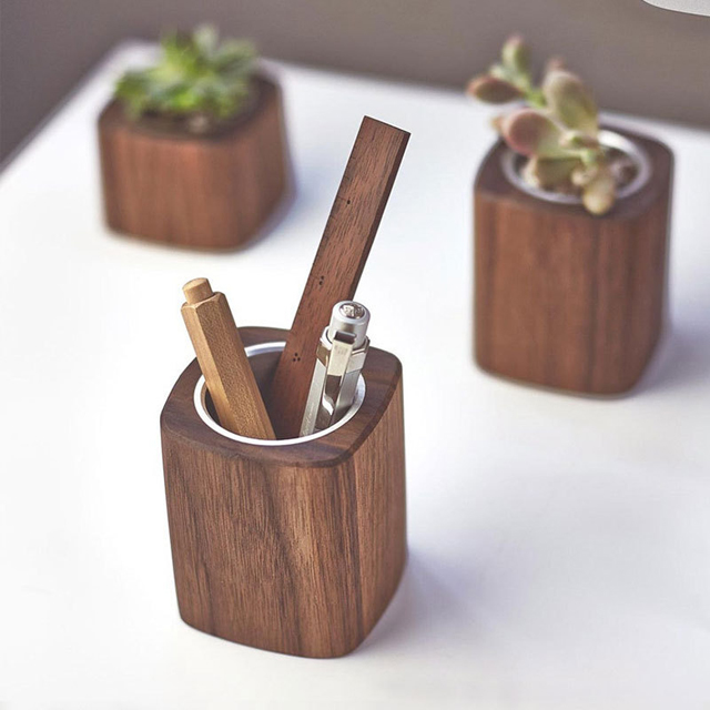 Wood Pen Holder 4