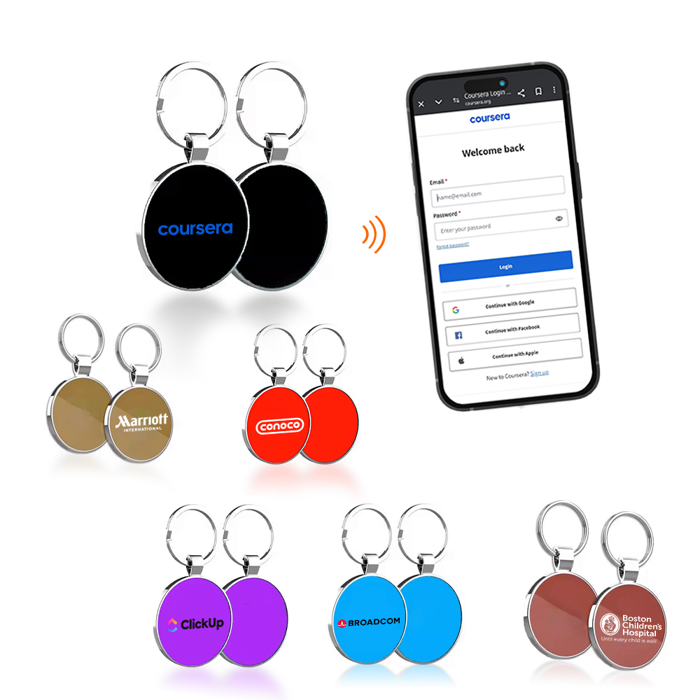 NFC Alloy Keychain - Epoxy 2