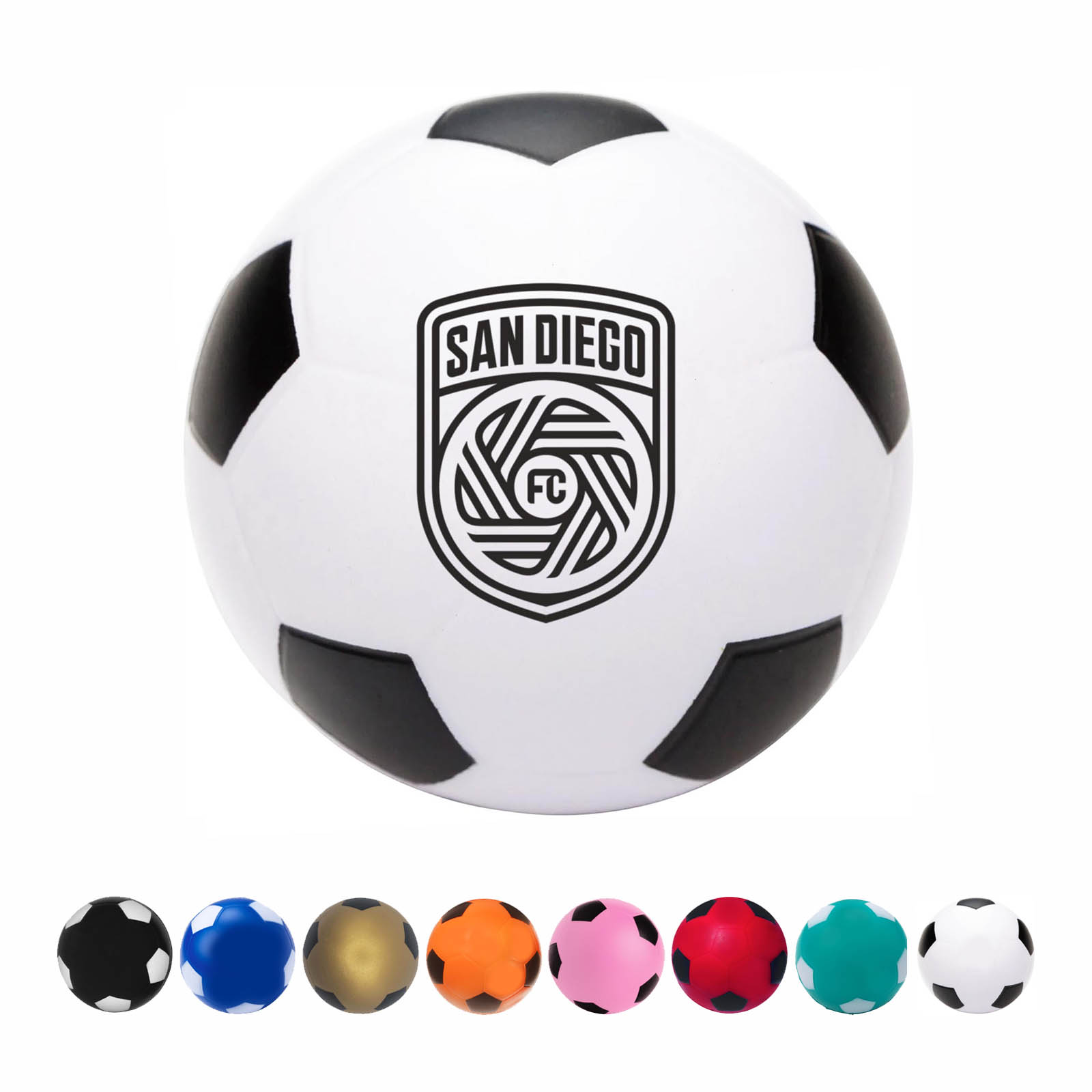 2 1/2" Soccer Ball Stress Reliever 24