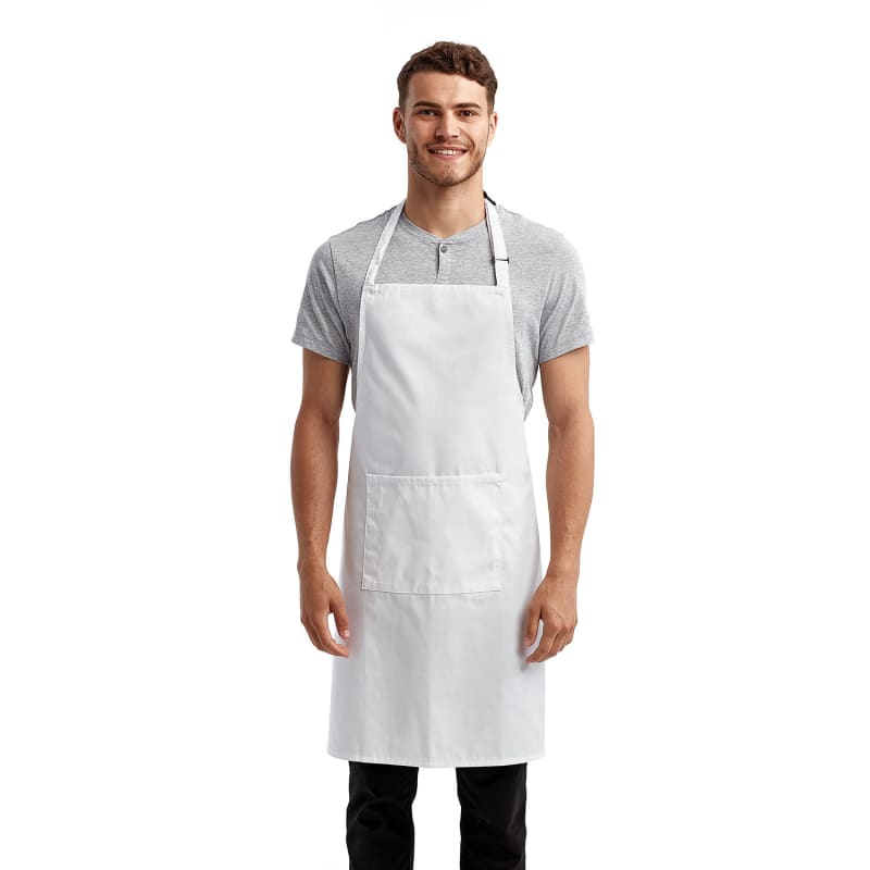 Artisan Collection By Reprime Unisex 'Colours' Recycled Bib Apron With Pocket 53