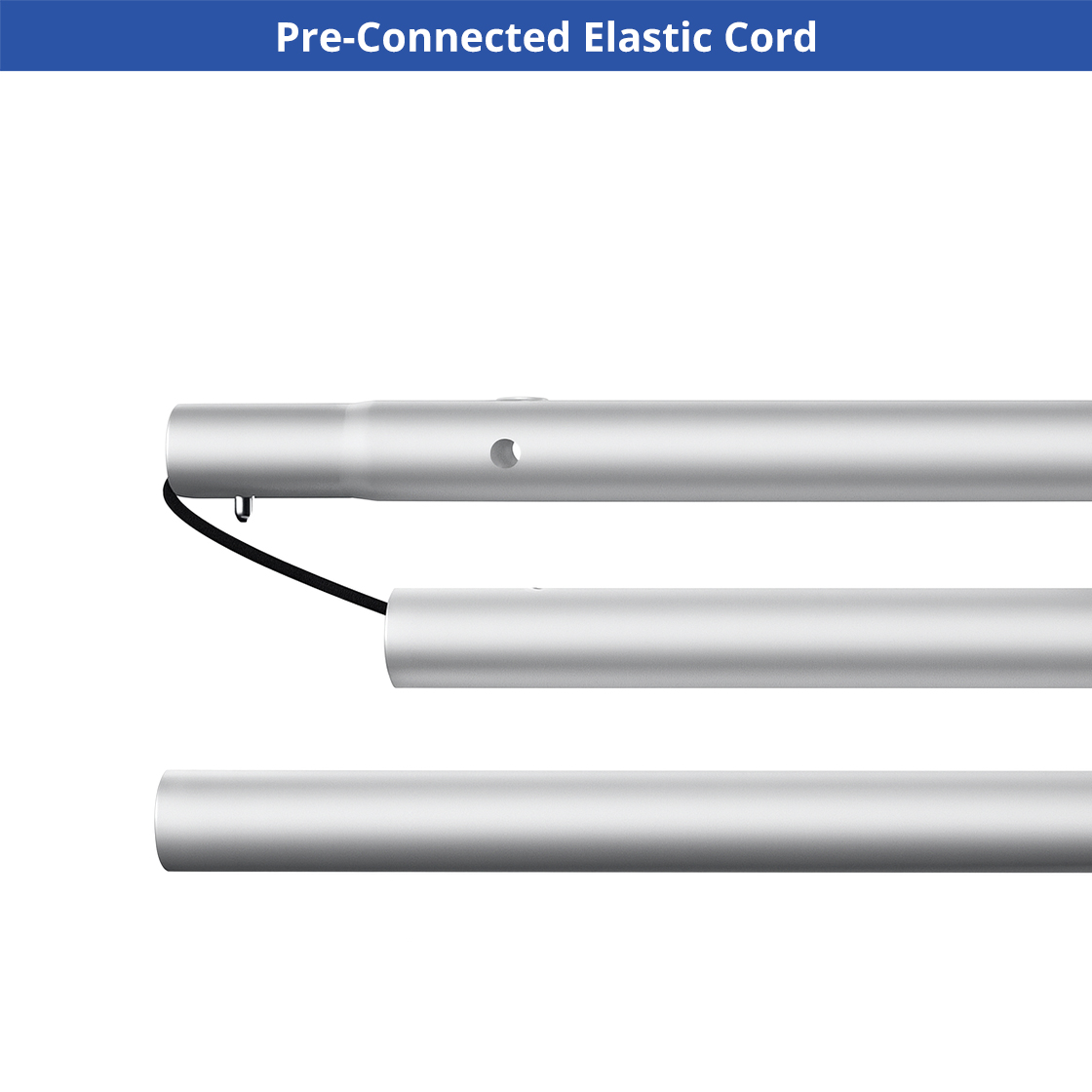 Skytube Tiered Circle Hanging Banners (8' x 4') Double Sided - Graphic & Hardware Combo 7