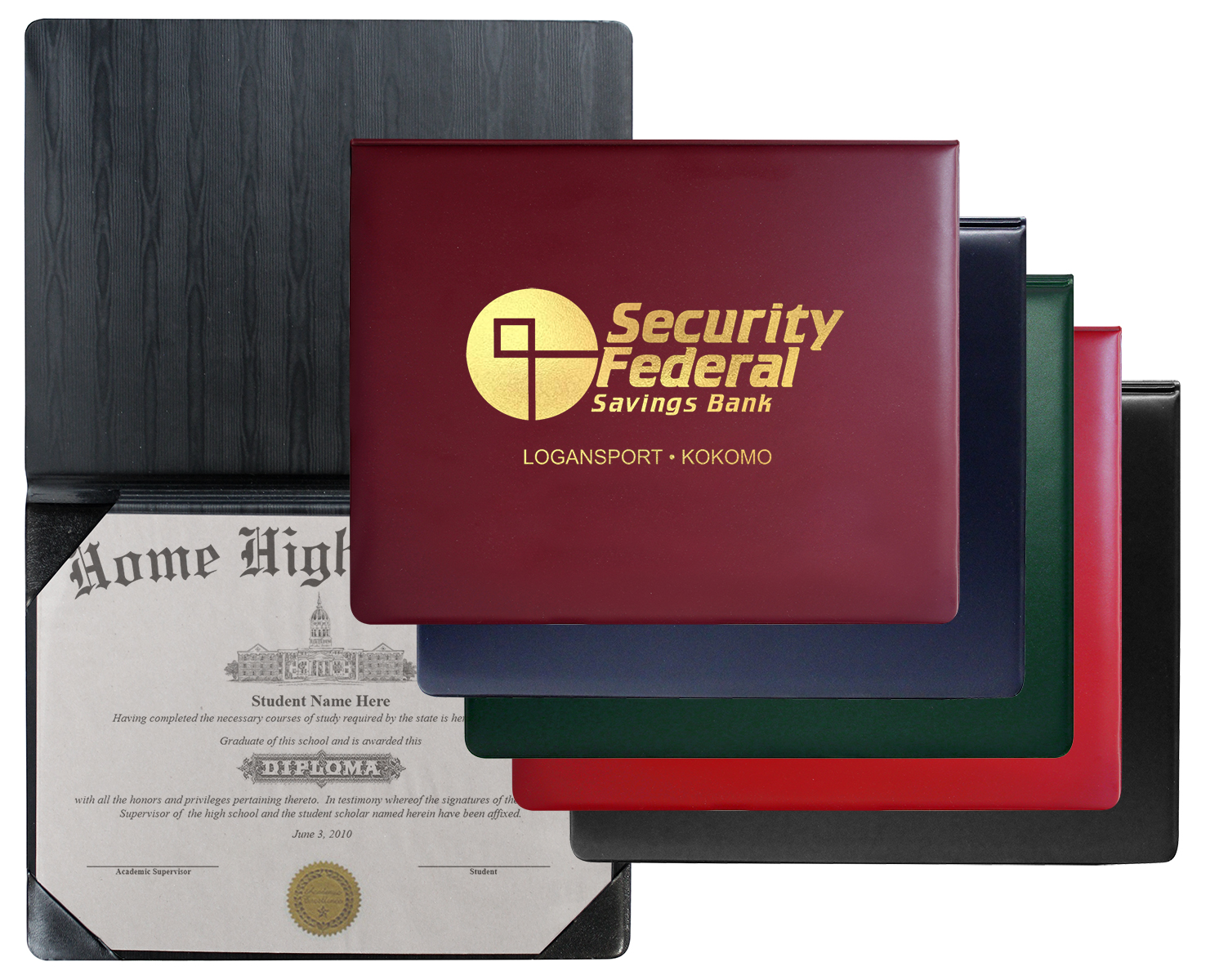 Padded Heat Sealed Diploma Holder (Portrait Style) 2