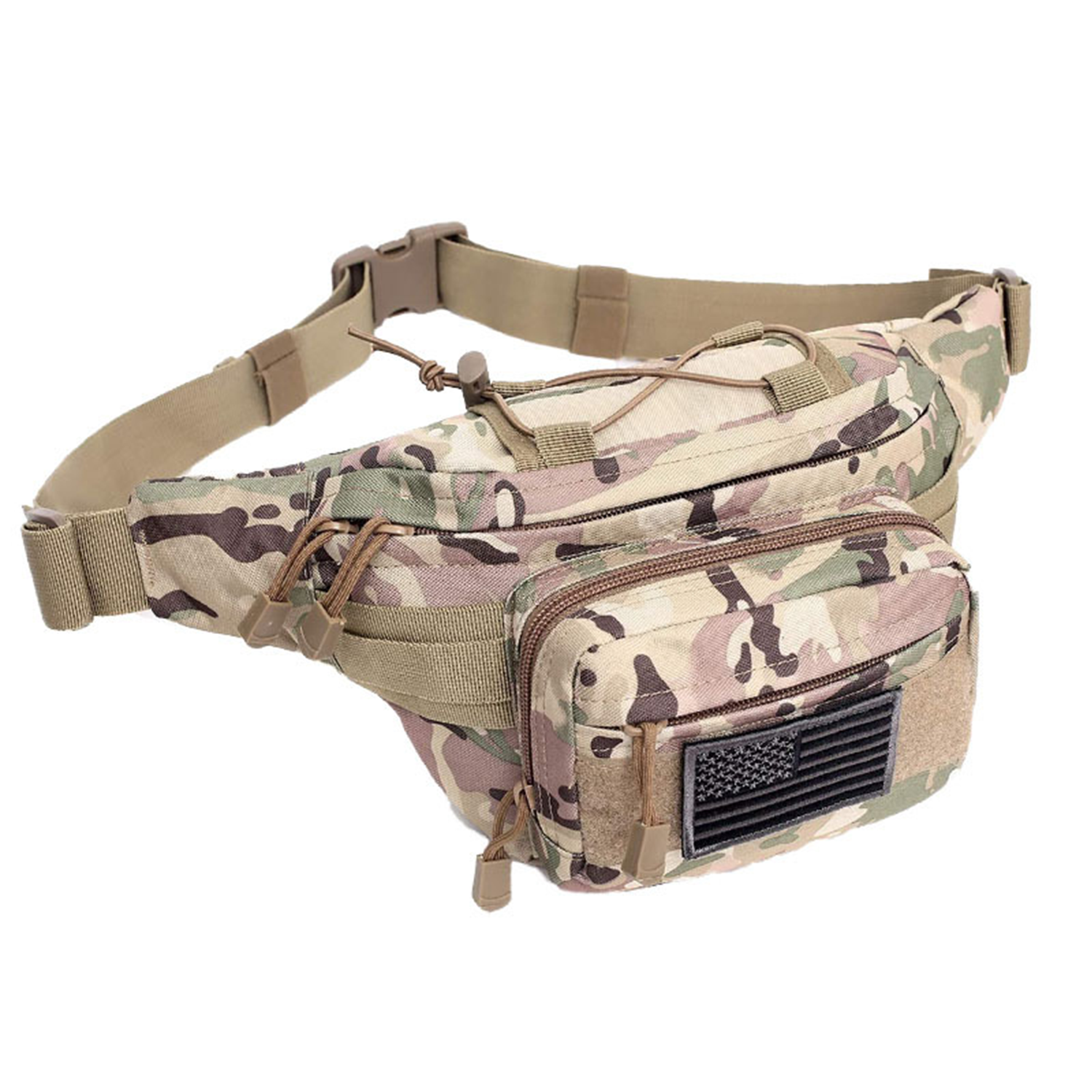 Tactical Fanny Pack Military Waist Bag Hip Belt Utility Fish 5