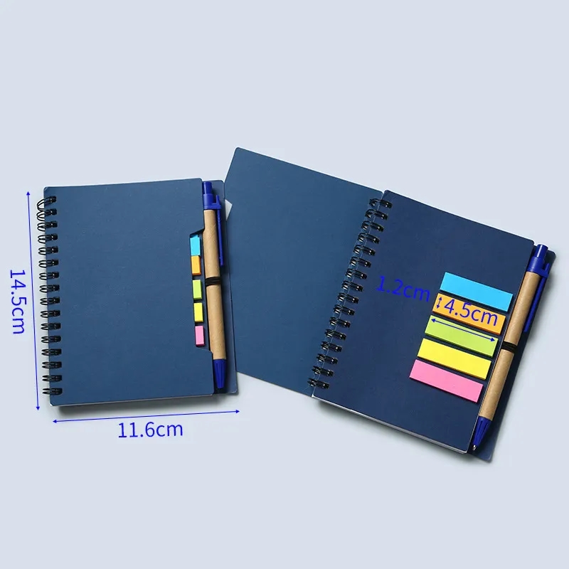 Coil notepad with pen 2