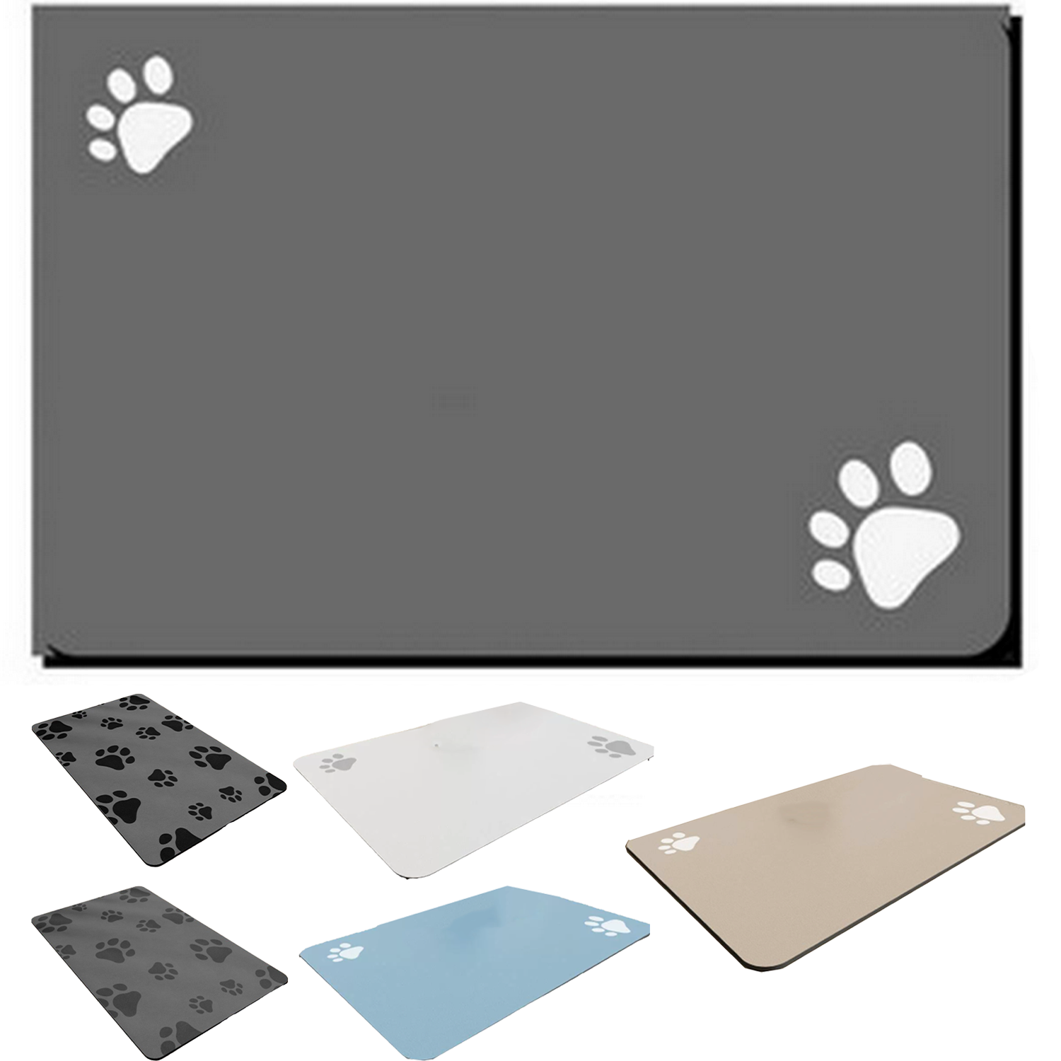 Stain-Resistant & Non-Slip Pet Feeding Mat 4