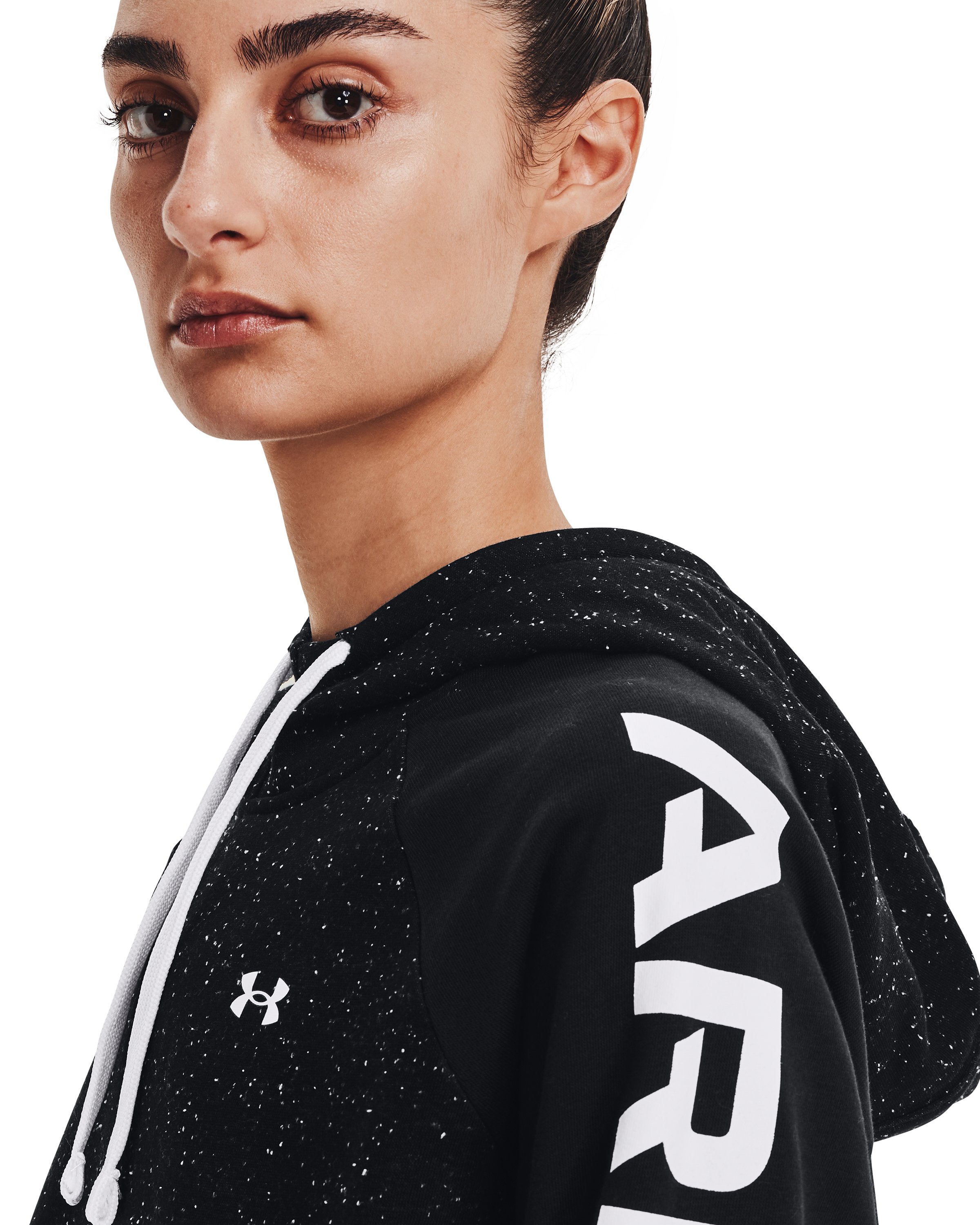 UA Rival Fleece Colorblock Women's Hoodie 3
