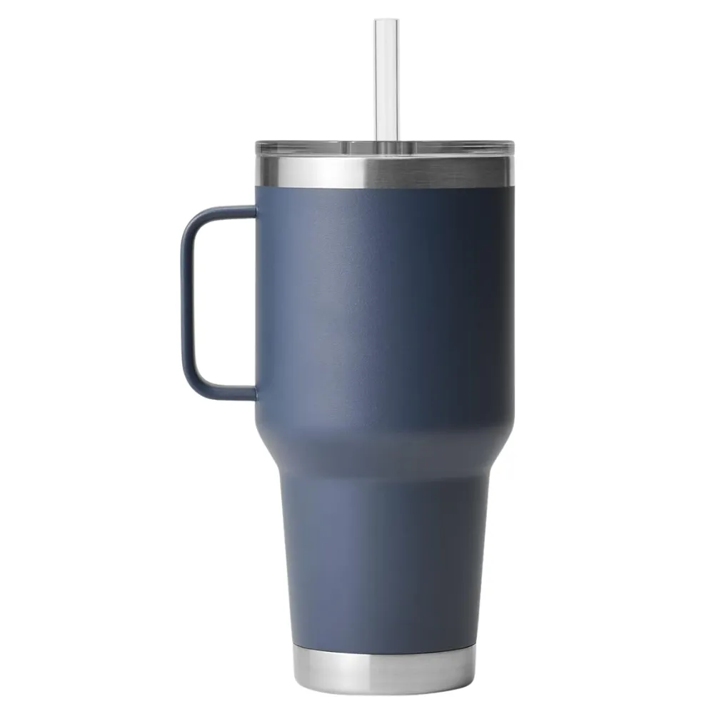 35oz. Insulated Tumbler with Handle and Straw 3