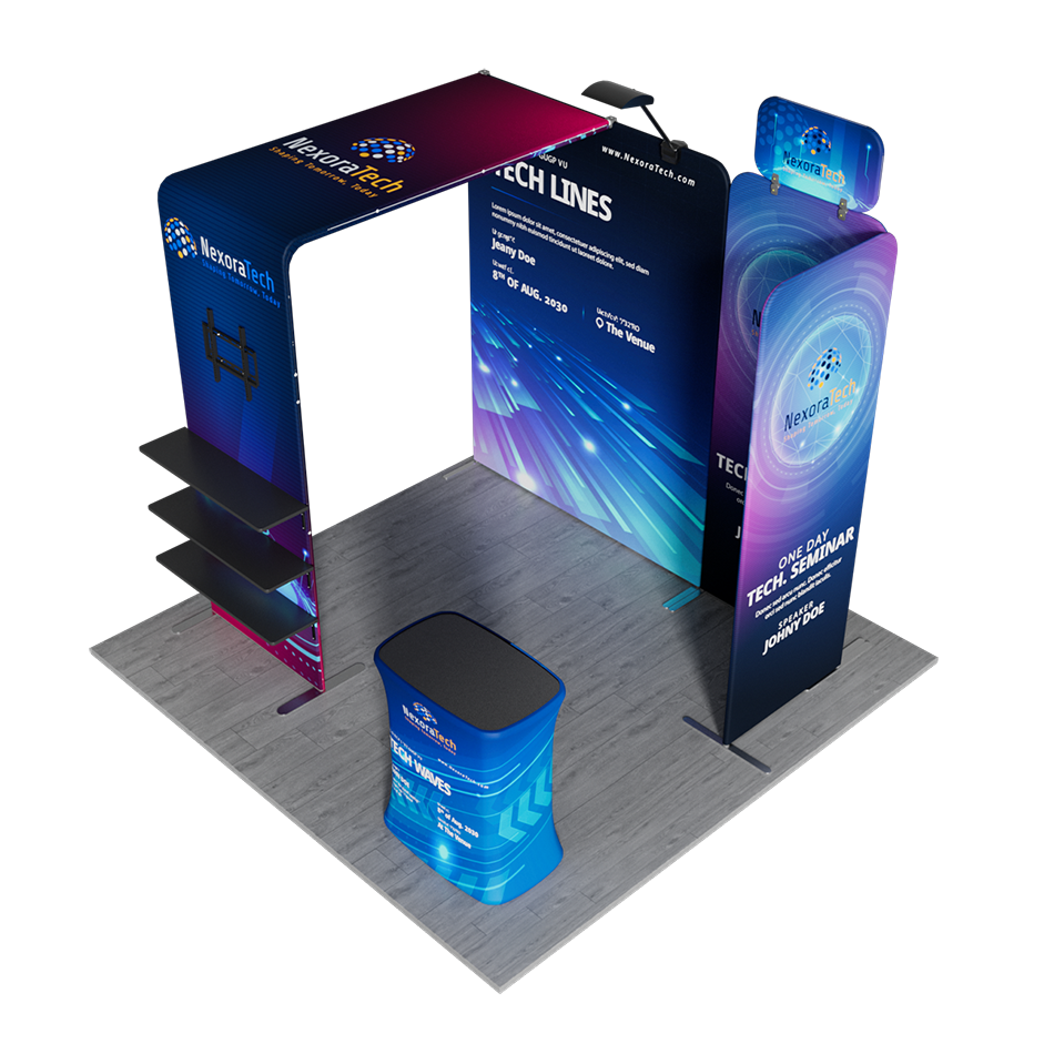 10'x10' Tradeshow Booth Kit - J Kit 3