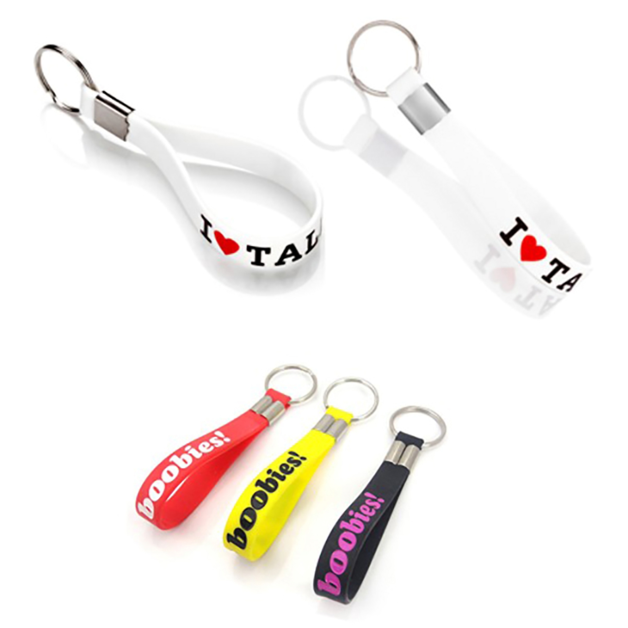 Cute Silicone Keychain Charm