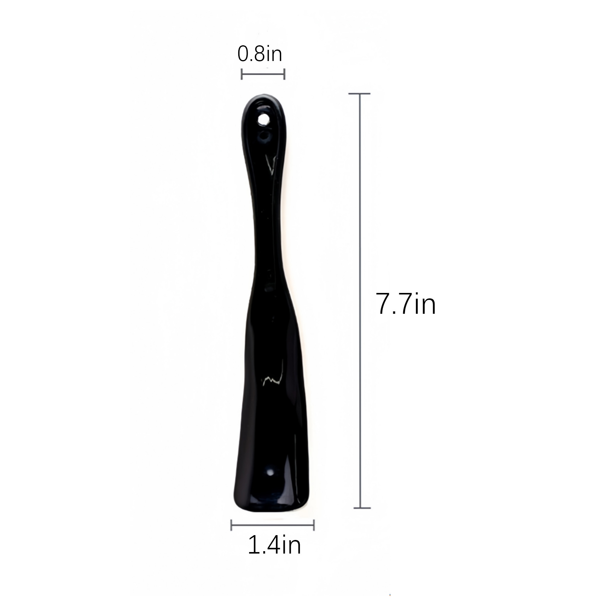 Plastic Household Portable Short Handled Shoe Horn 2