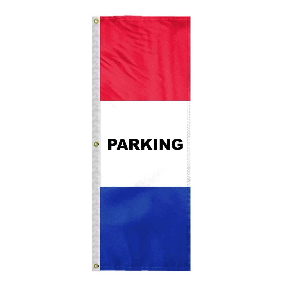 8' x 28" (3) Sewn Stripes Horizontal Message Flags 20