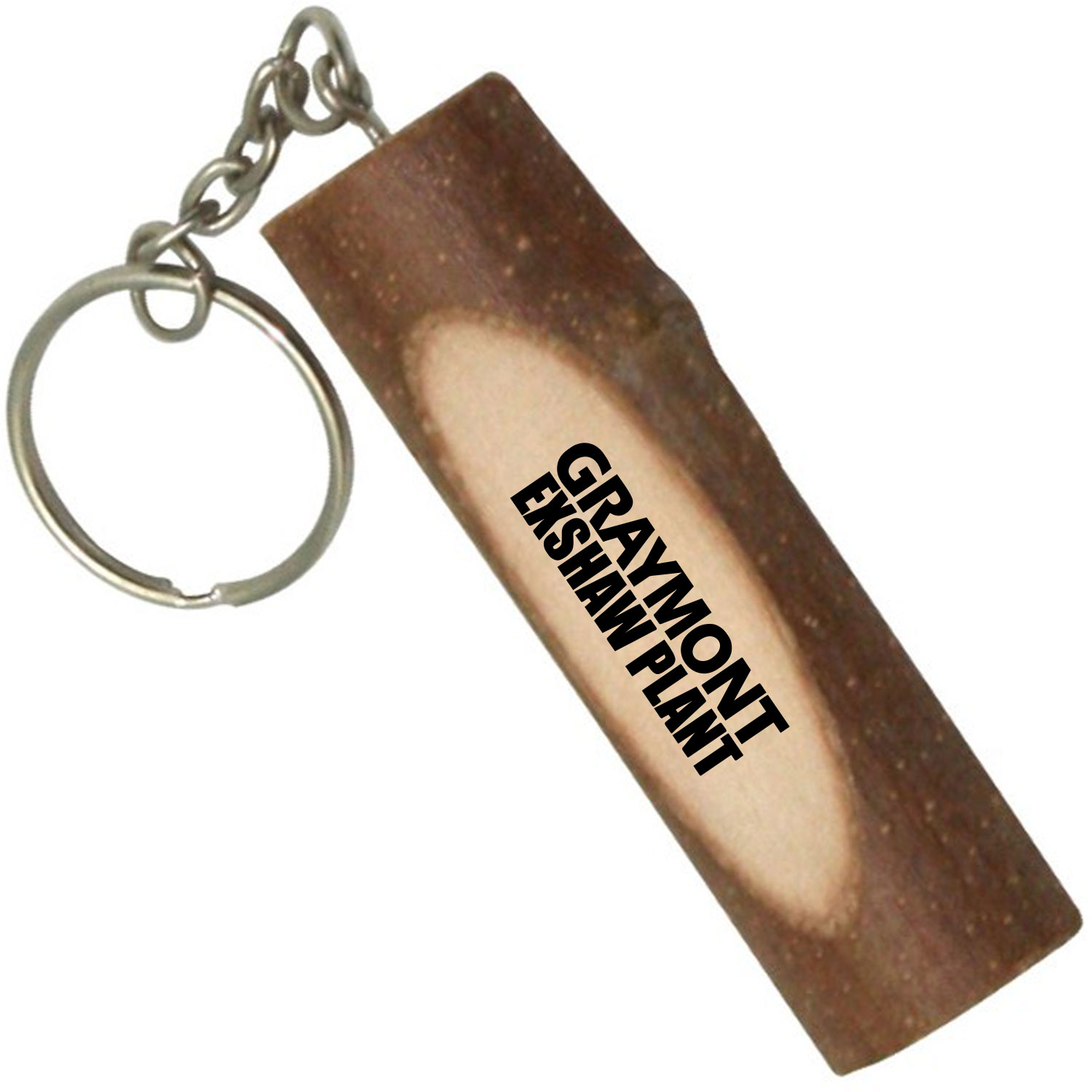 Wood Log Keychain 2