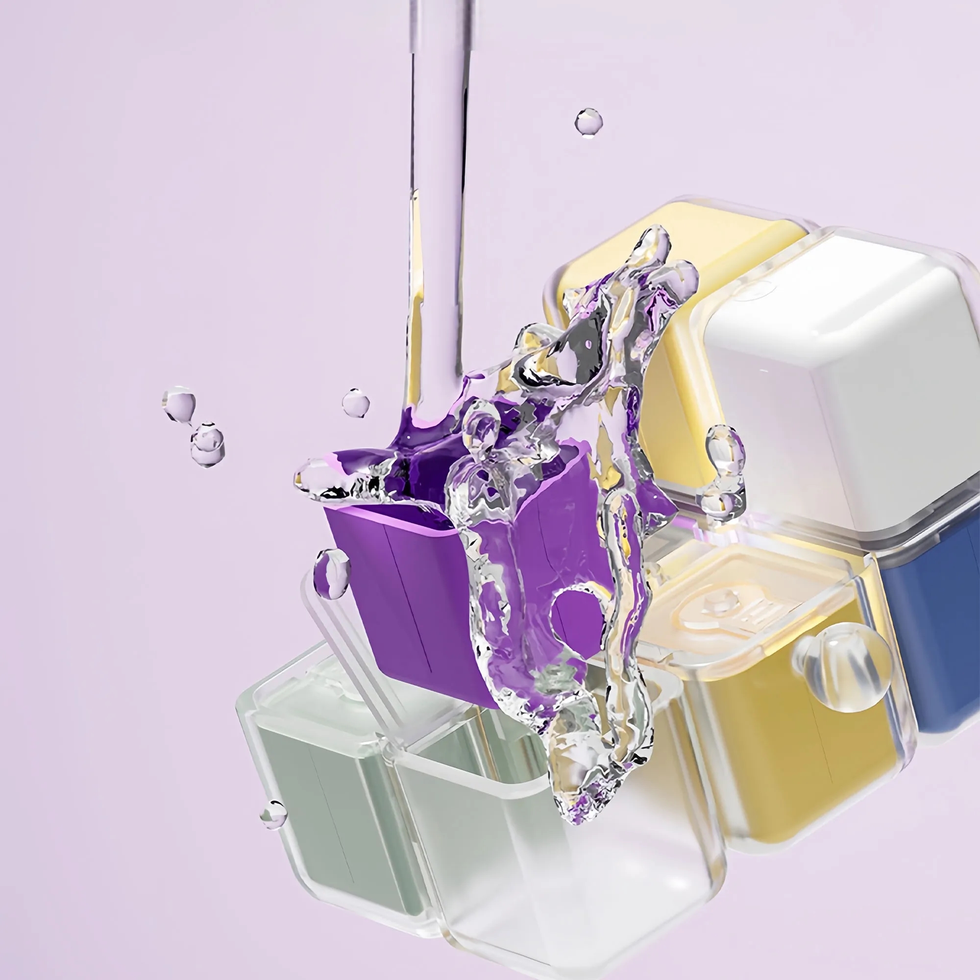 Innovative Rotating Cube Pill Organizer With Hanging Strap 9