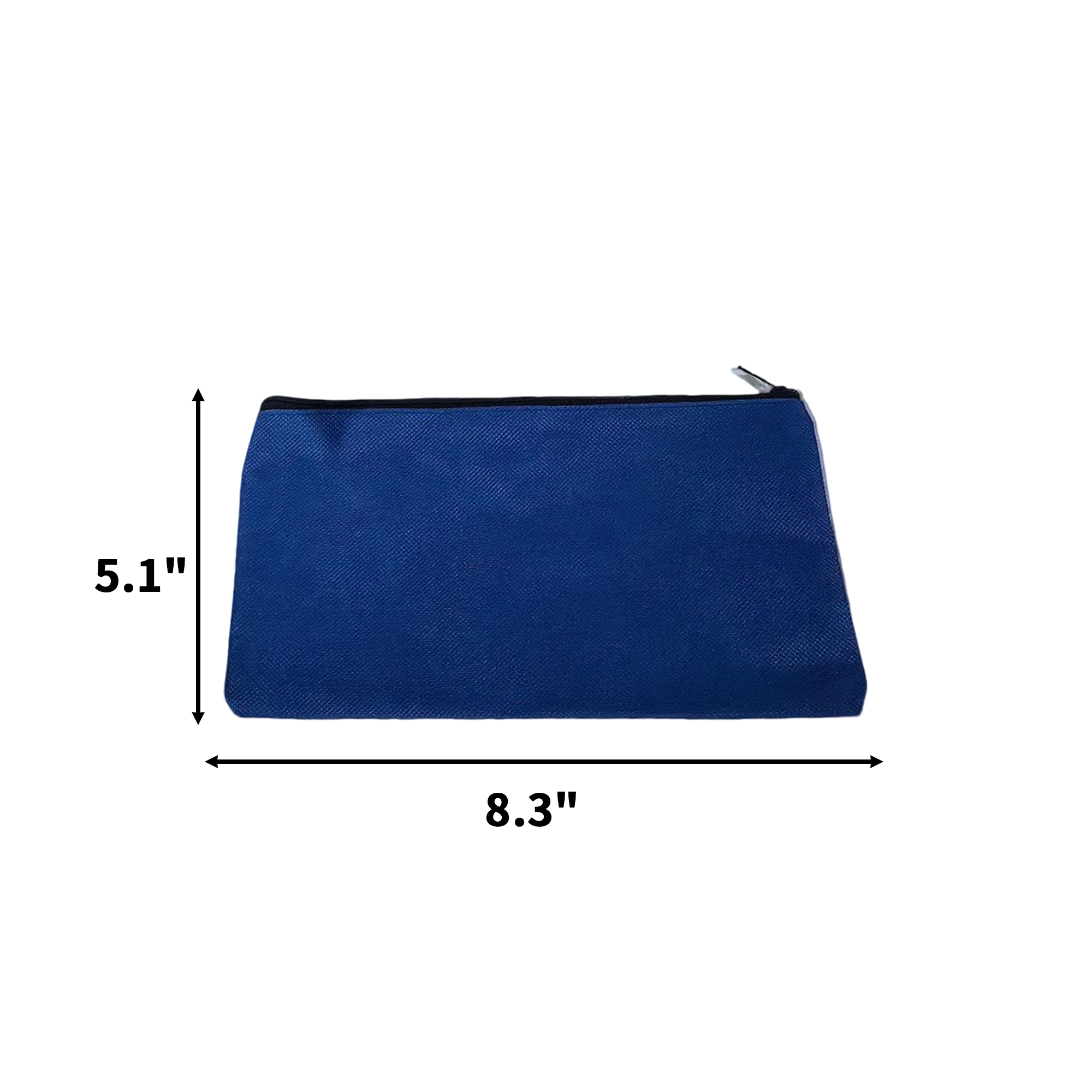Canvas Cosmetic Zipper Bag 8.3" 6