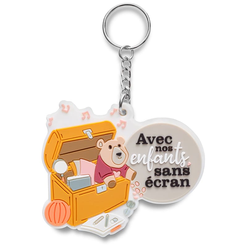 Custom Shaped PVC Keychains 2