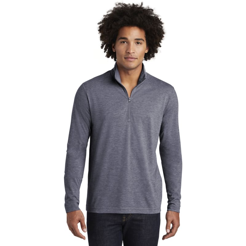 Sport-Tek PosiCharge Tri-Blend Wicking 1/4-Zip Pullover., custom hoodie or sweatshirt with logo imprint 9