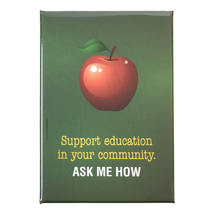 USA Made Celluloid Rectangle Button (2"x3") (Vertical)