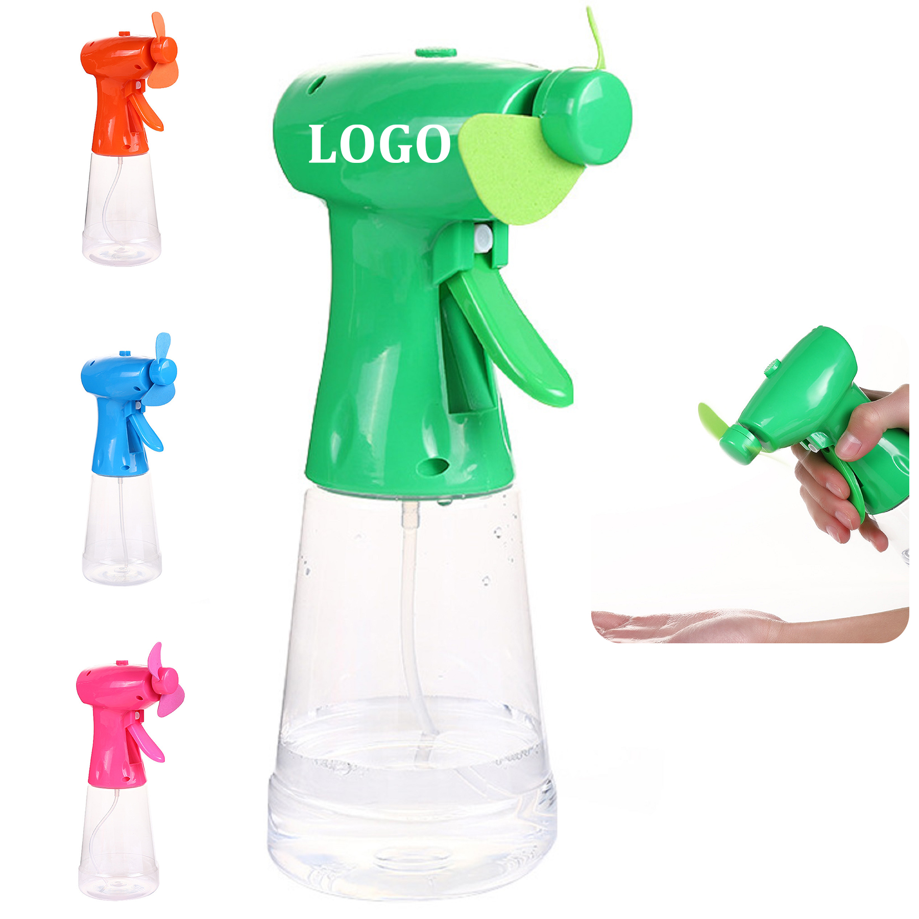 Stay Cool Spray Bottle And Fan 5