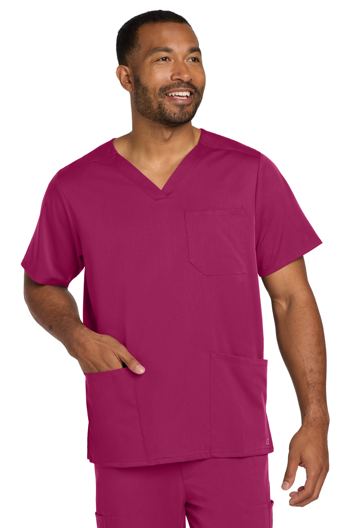 Wink Men's Premiere Flex V-Neck Top WW5068 3