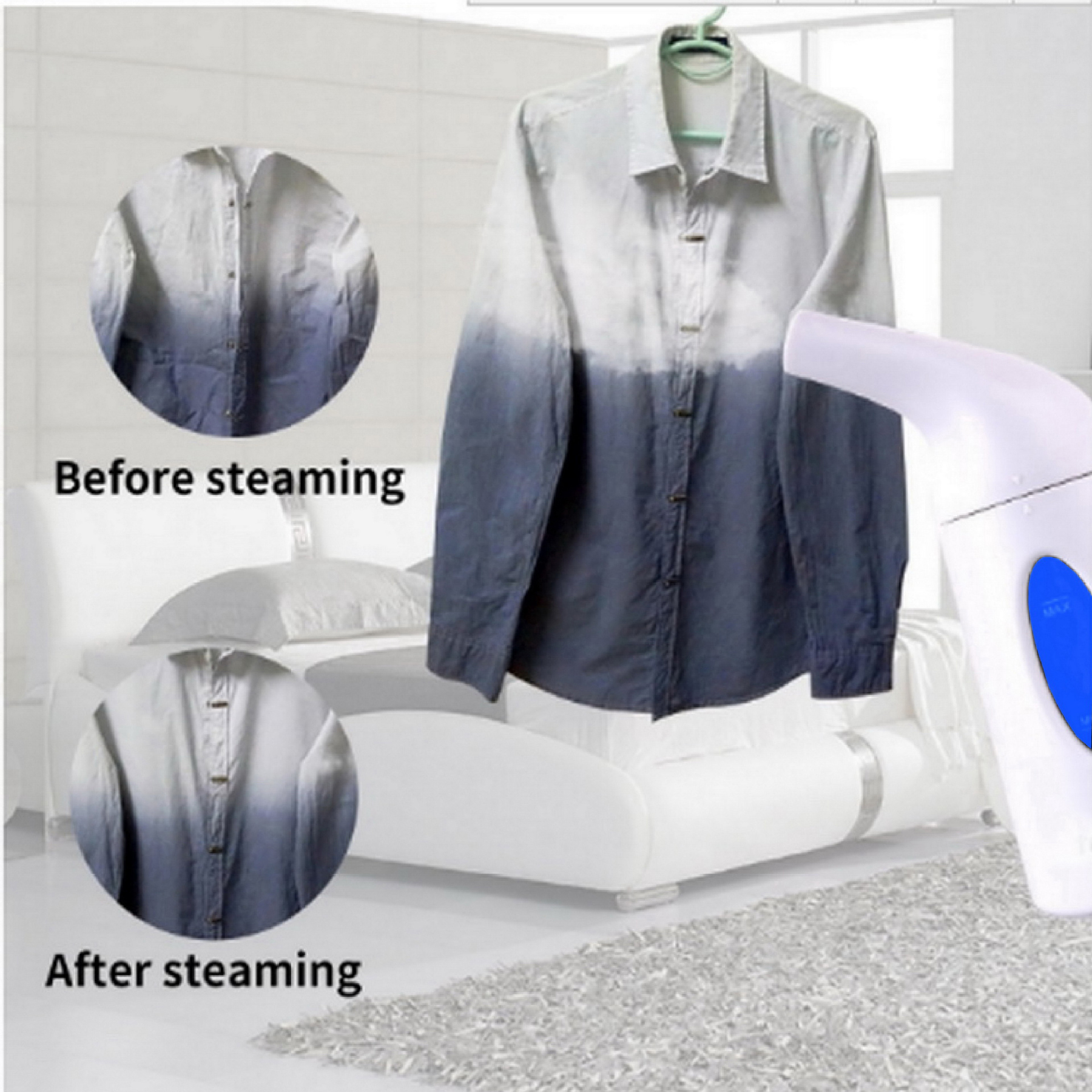Handheld Clothing Steamer for Garment 3