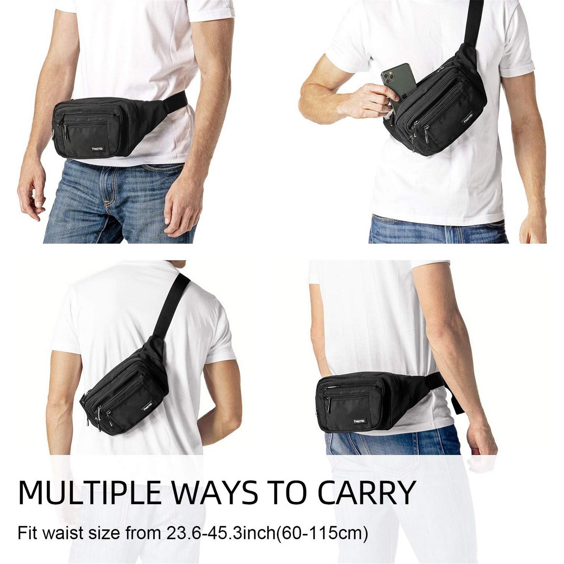 Waist Pack Bag with Adjustable Strap 2