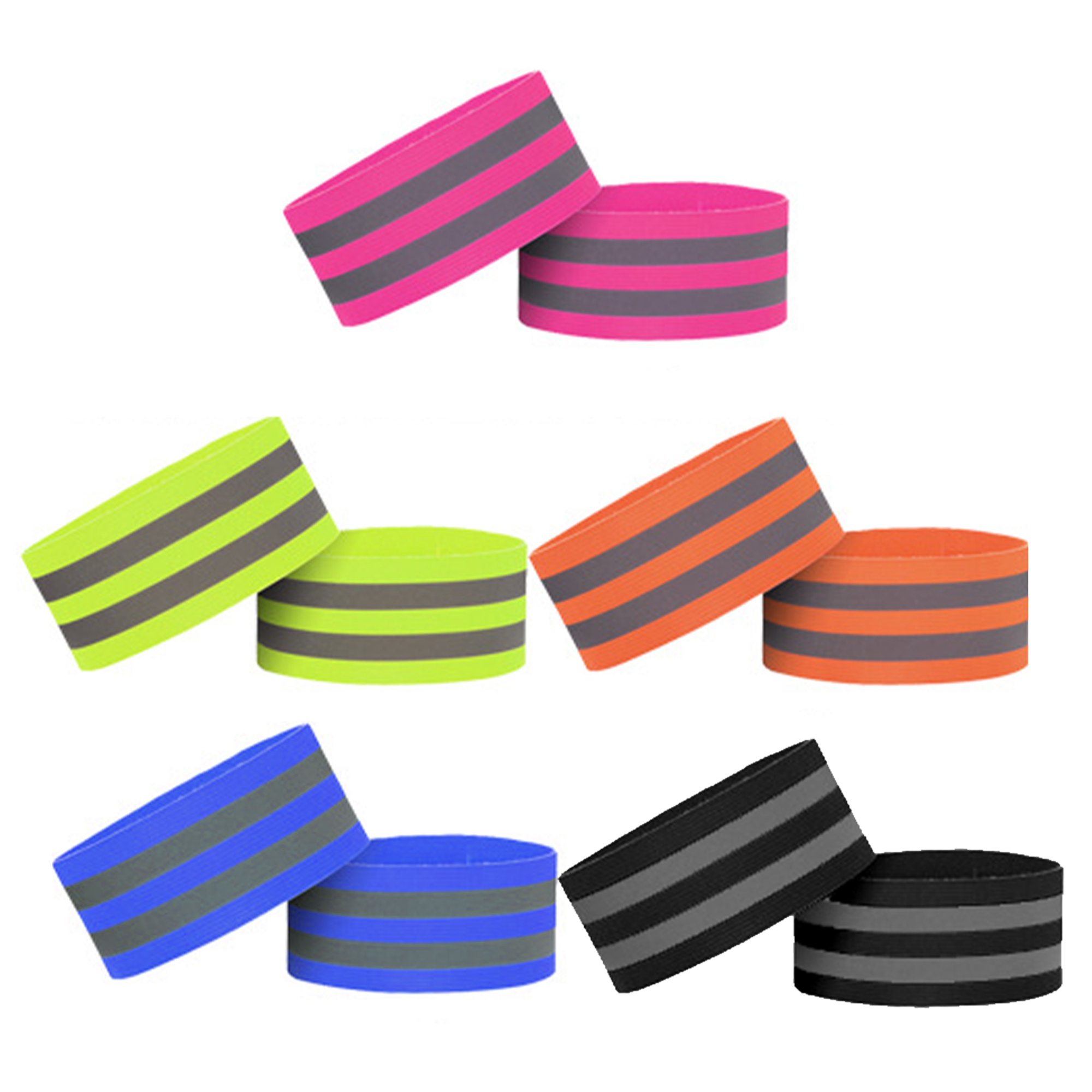 Safety Reflective Armband Legband 2pcs 4