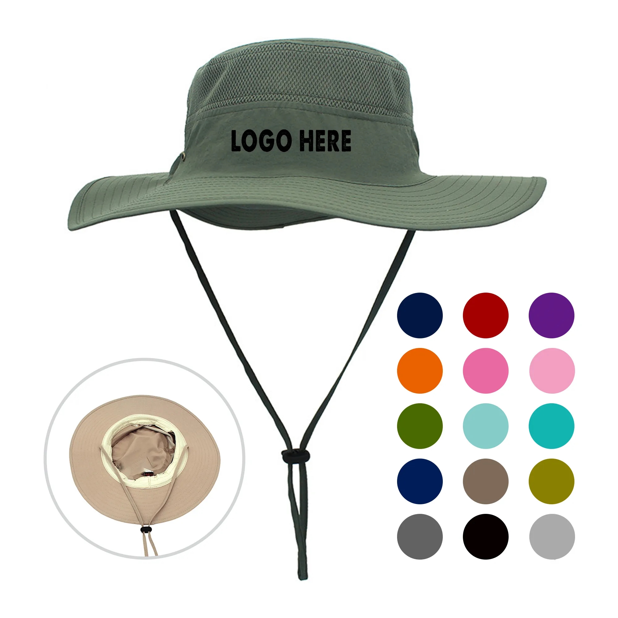 Wide Brim Uv Protection Sun Bucket Hat 4
