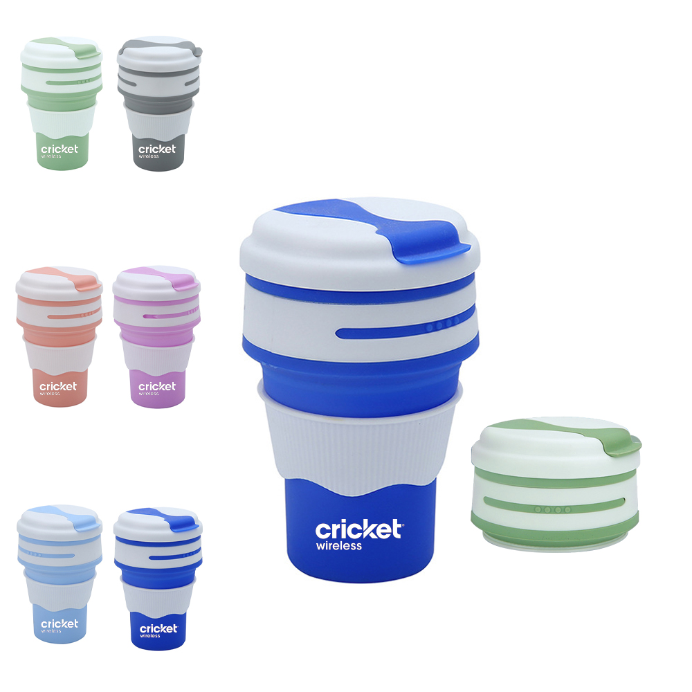 12oz. Portable Silicone Water Cup 2
