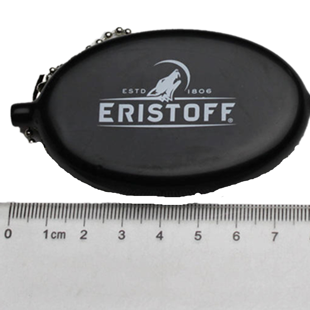 Soft Oval Coin Purse w/Chain 2