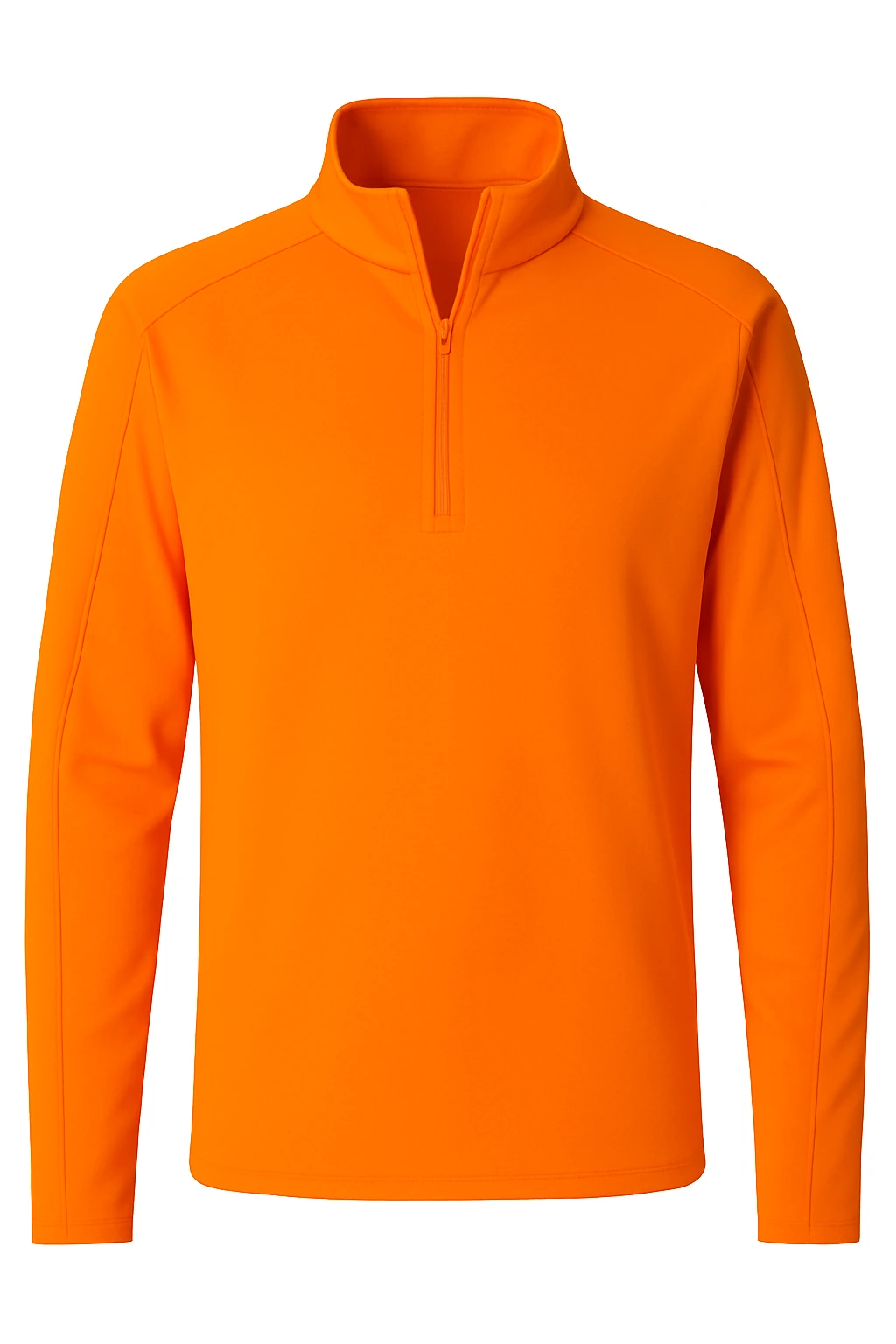 MENS WICKING SOLID 1/4 ZIP LS PULLOVER 31