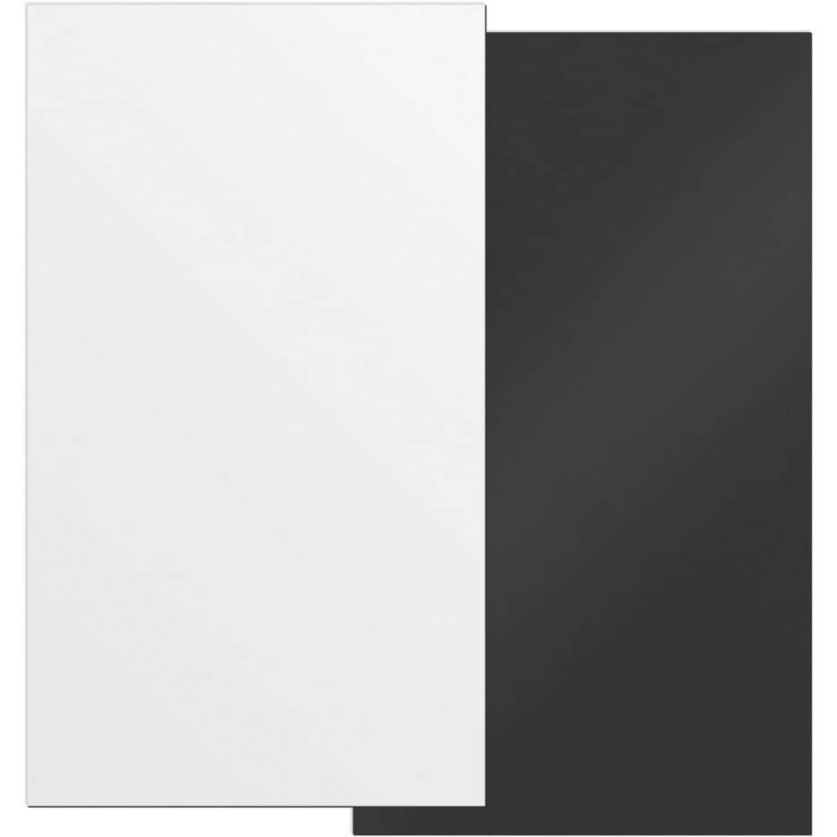 Full Magnetic Back Memo Board, Rectangle 4"x7" Square Corners, Full Colour 2