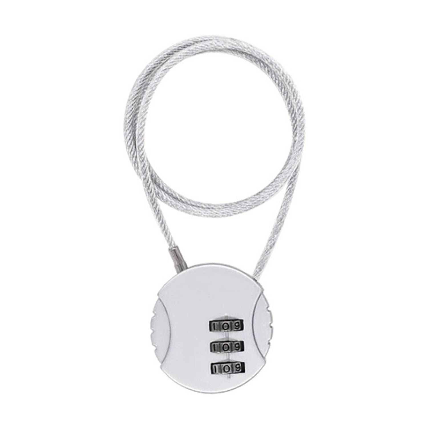 Zinc Alloy Anti-Rust Lock Rope Combination Padlock 3
