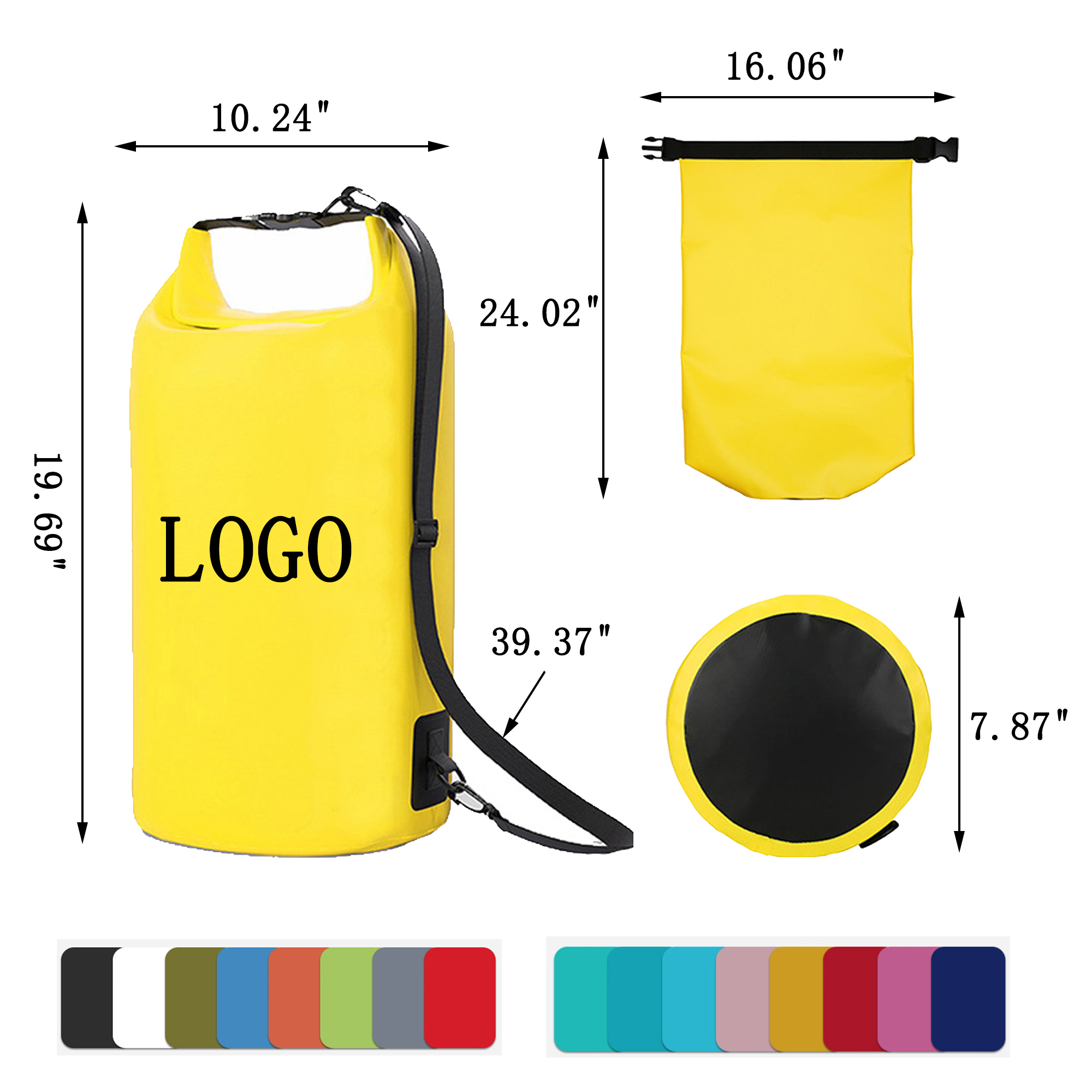 10L IPX-6 Tested Waterproof Dry Bag 2