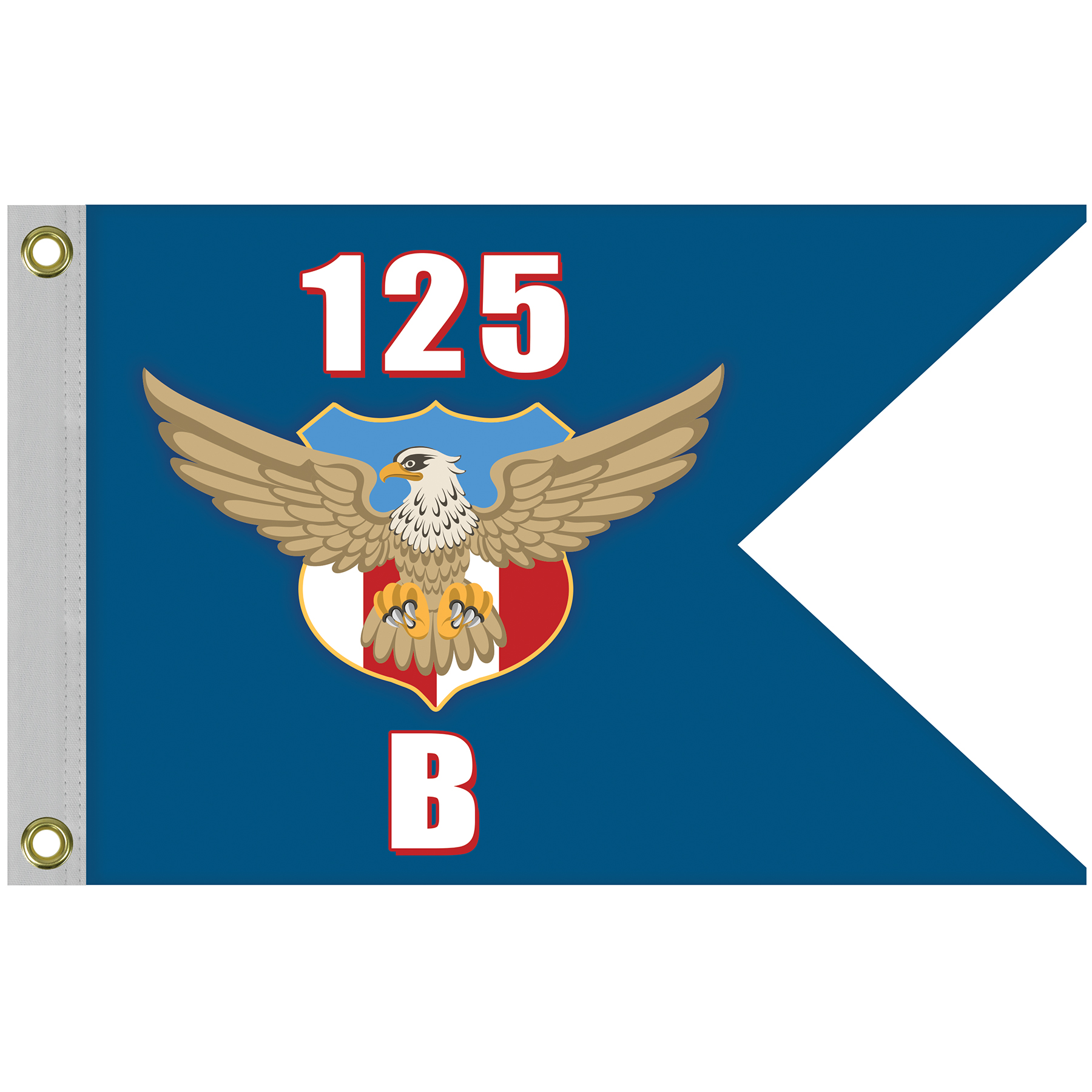 Single Reverse Knitted Polyester Guidon Boat Flag (16"x24") 7
