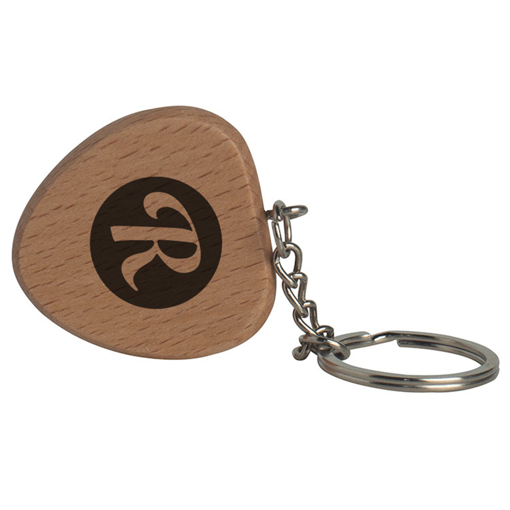 Heart Wooden Keyring 4