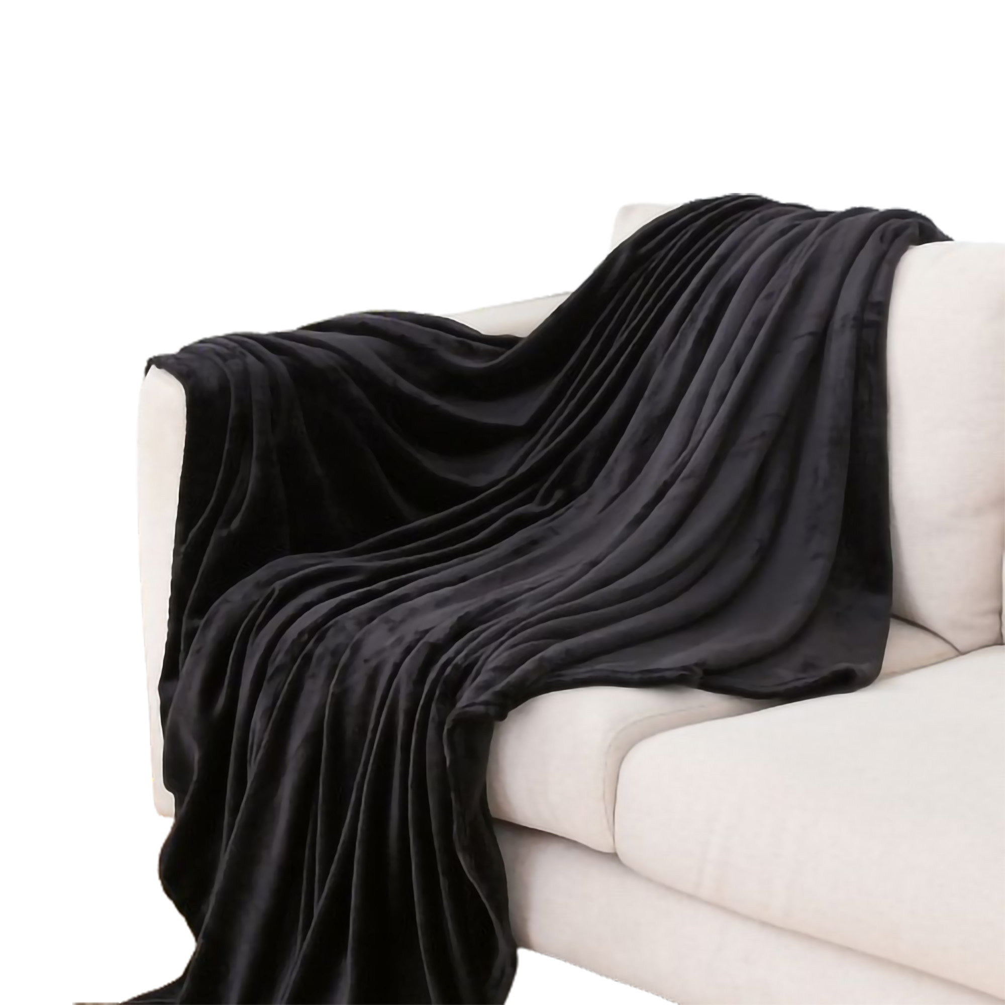 MOQ50 Interweaved Blanket for Sofa Couch Soft Flannel Fleece 8