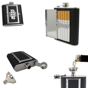 Oil Tank Shaped 5oz Stainless Steel Flask With Handle, custom water bottle with logo imprint 9