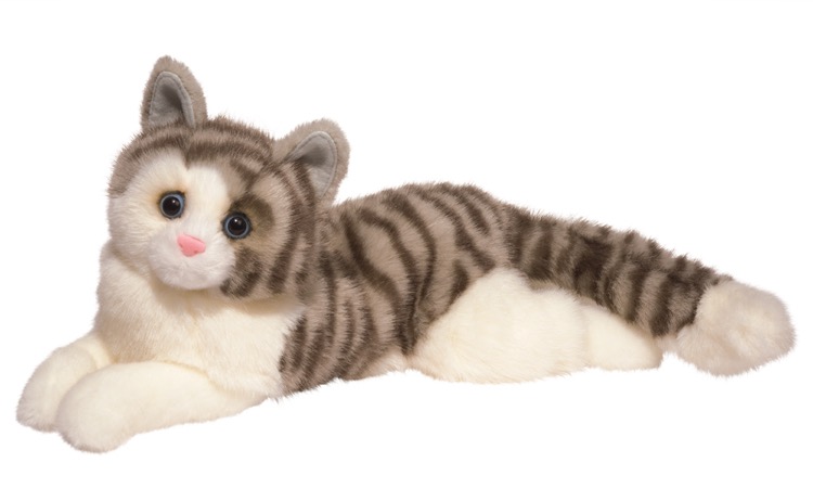 Smokey Grey Cat Stuffed Animal 2