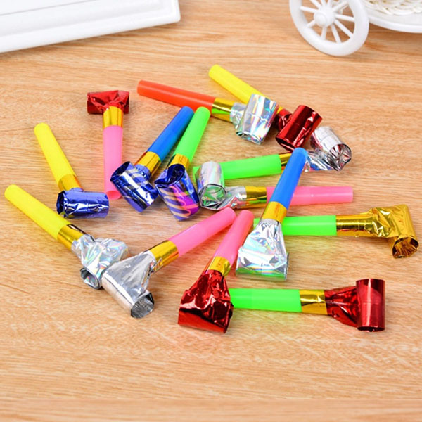 Plastic children party whistle kid toy 3