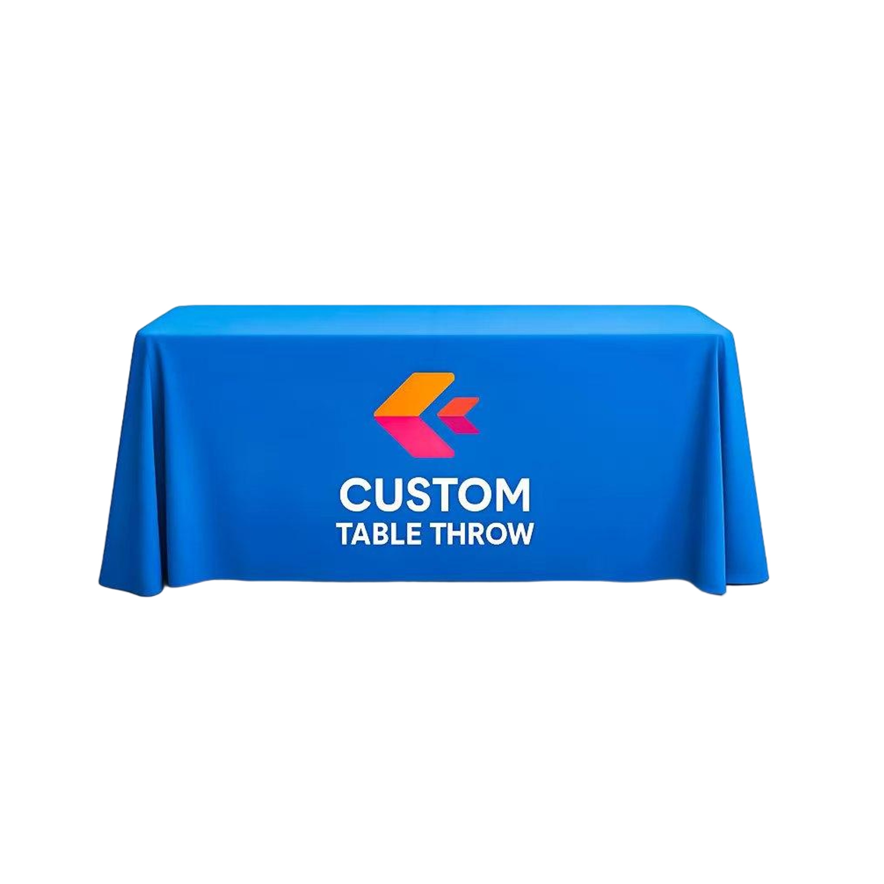 6' Standard Full Color Draped Table Cover 4
