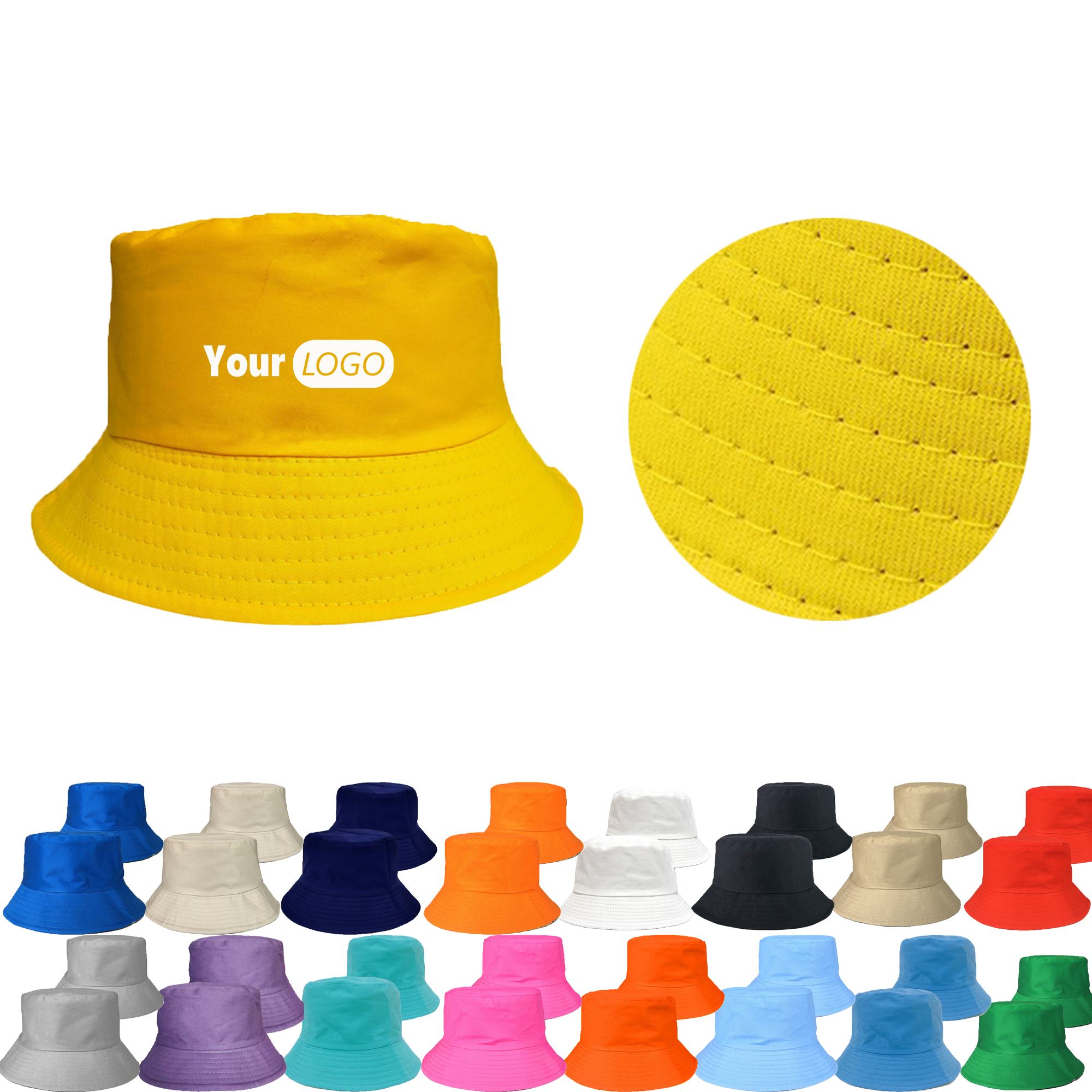 Cotton Bucket Summer Hat MOQ 20 2