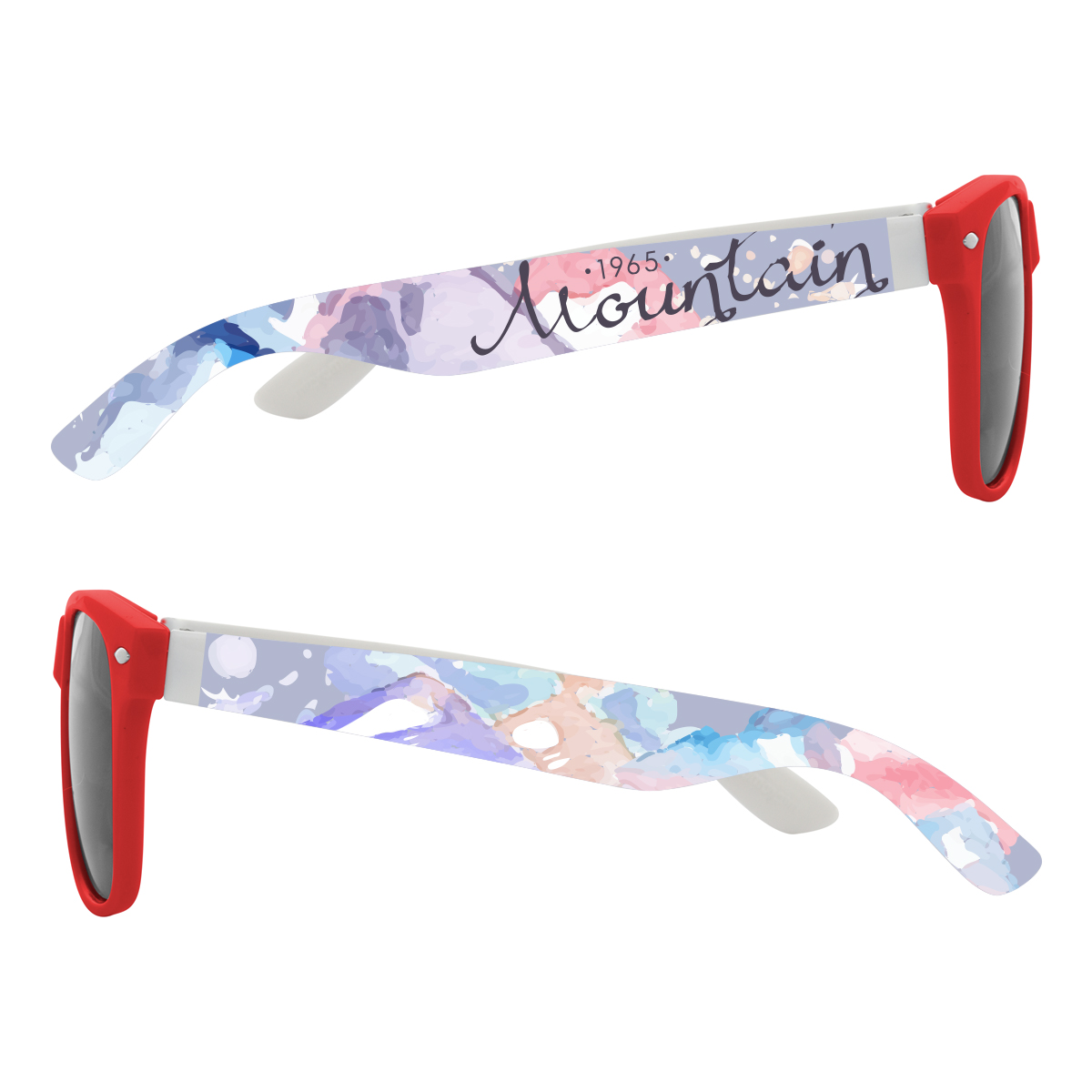 Full Color Colorblock Malibu Sunglasses 3