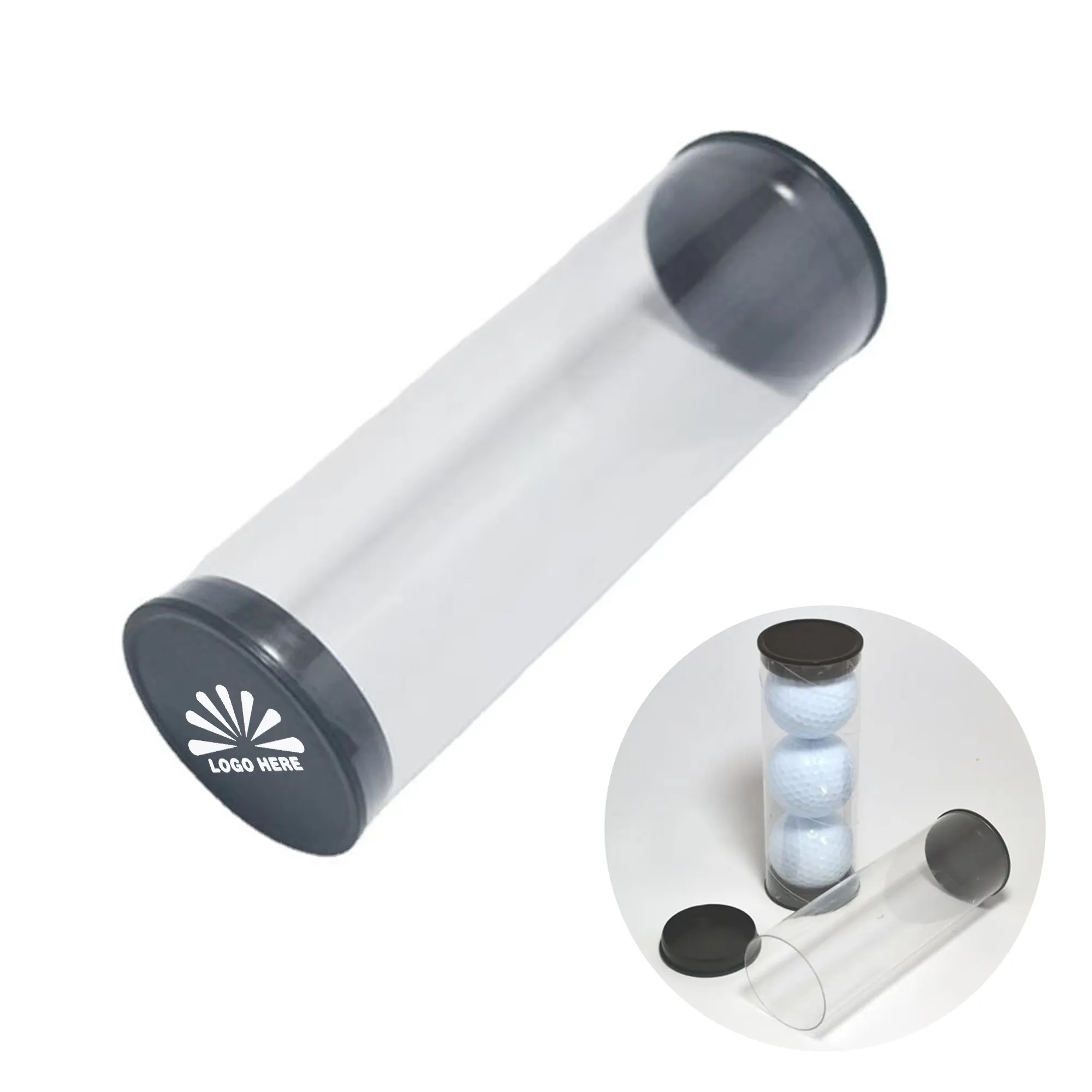 Golf Ball Tube Can Be Customized With Logo 3