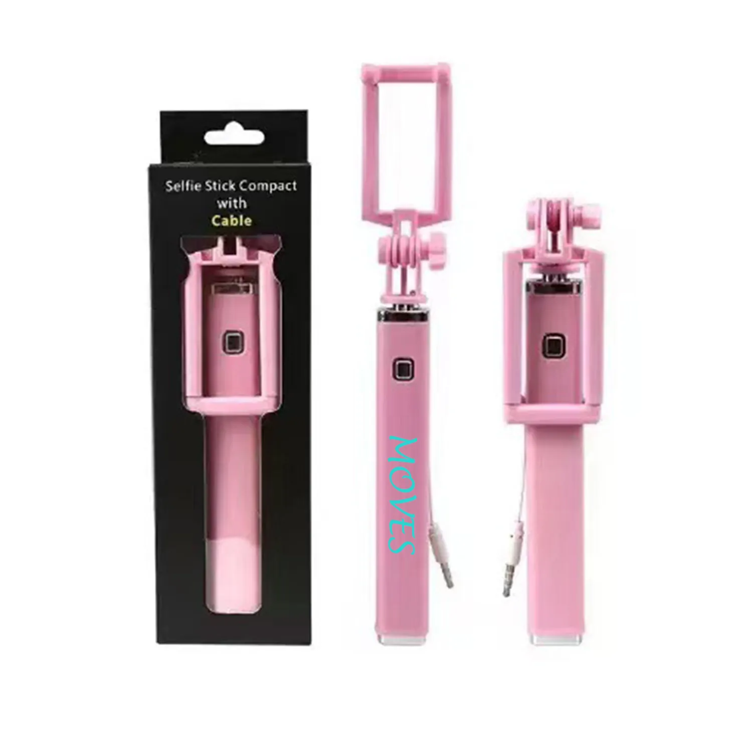 Android Apple Type-c Wire-Controlled Selfie Stick 2